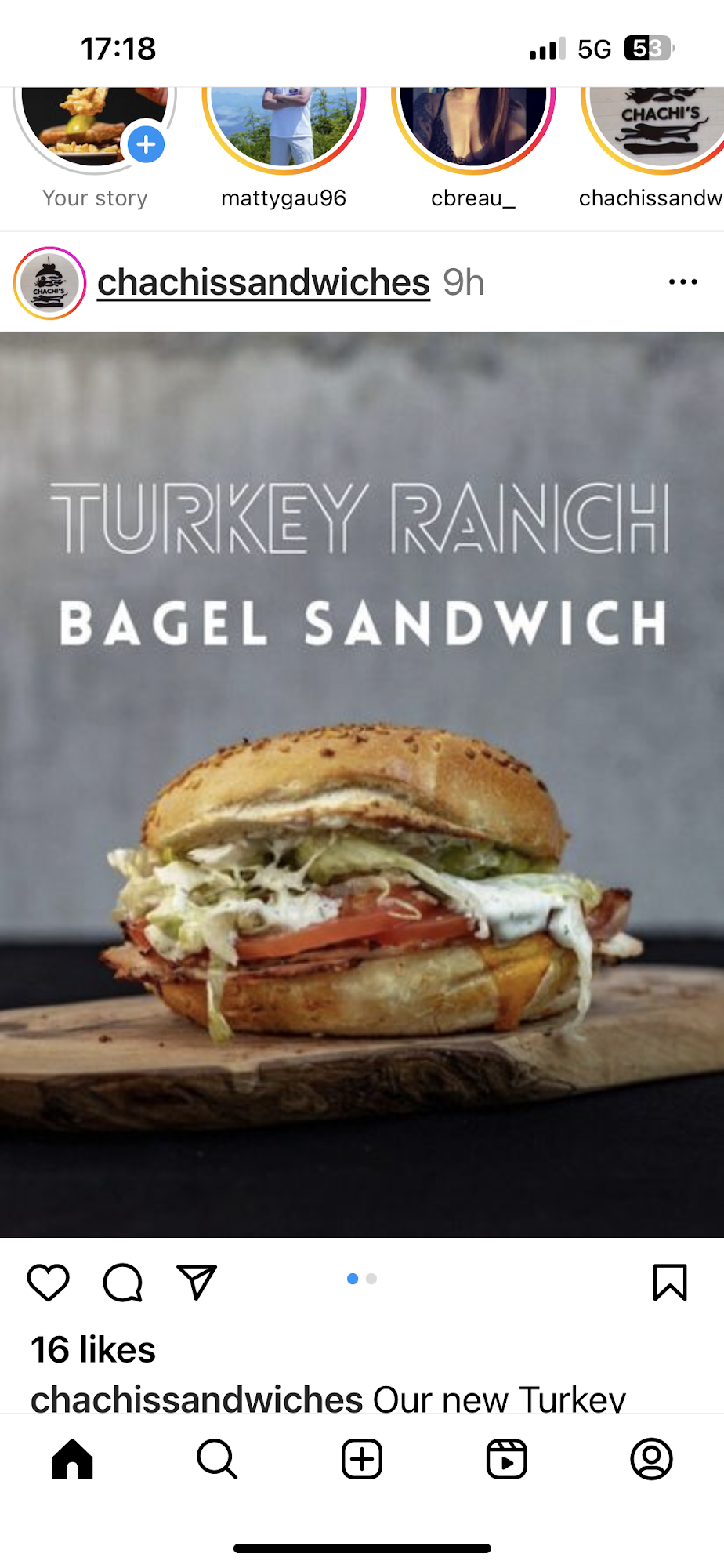 Chachi's Willowbrook Menu