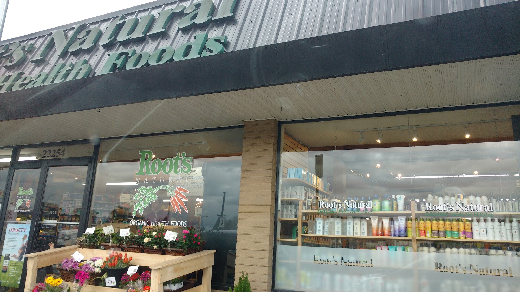 Roots Natural Organic Health Foods Menu