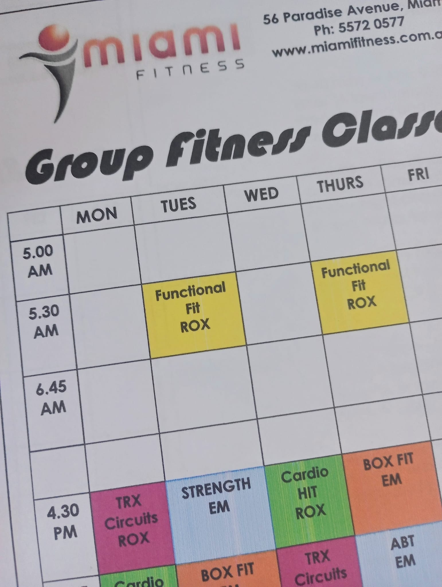 BodyRox Personal Training Ltd.