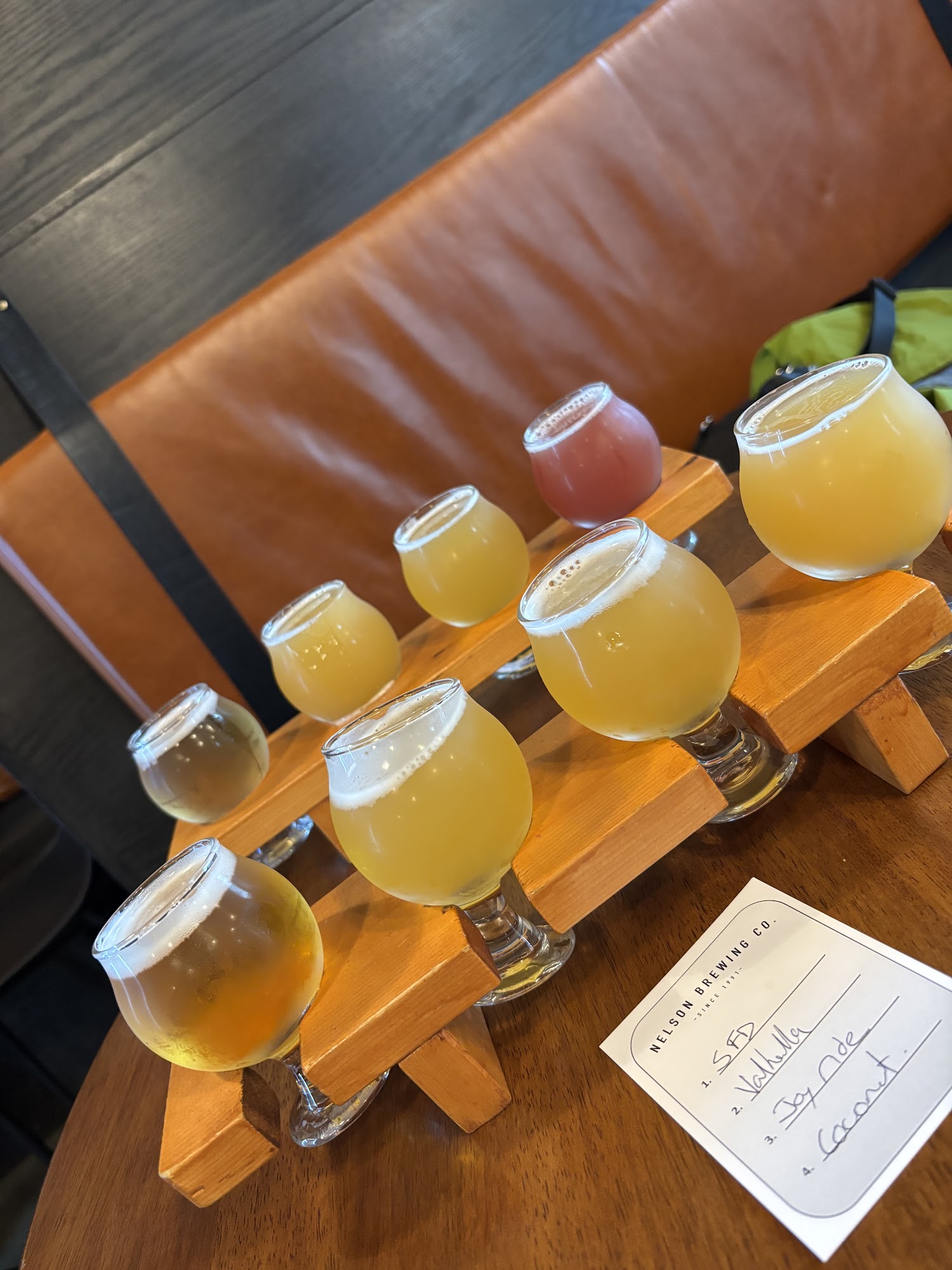 Nelson Brewing Company Menu