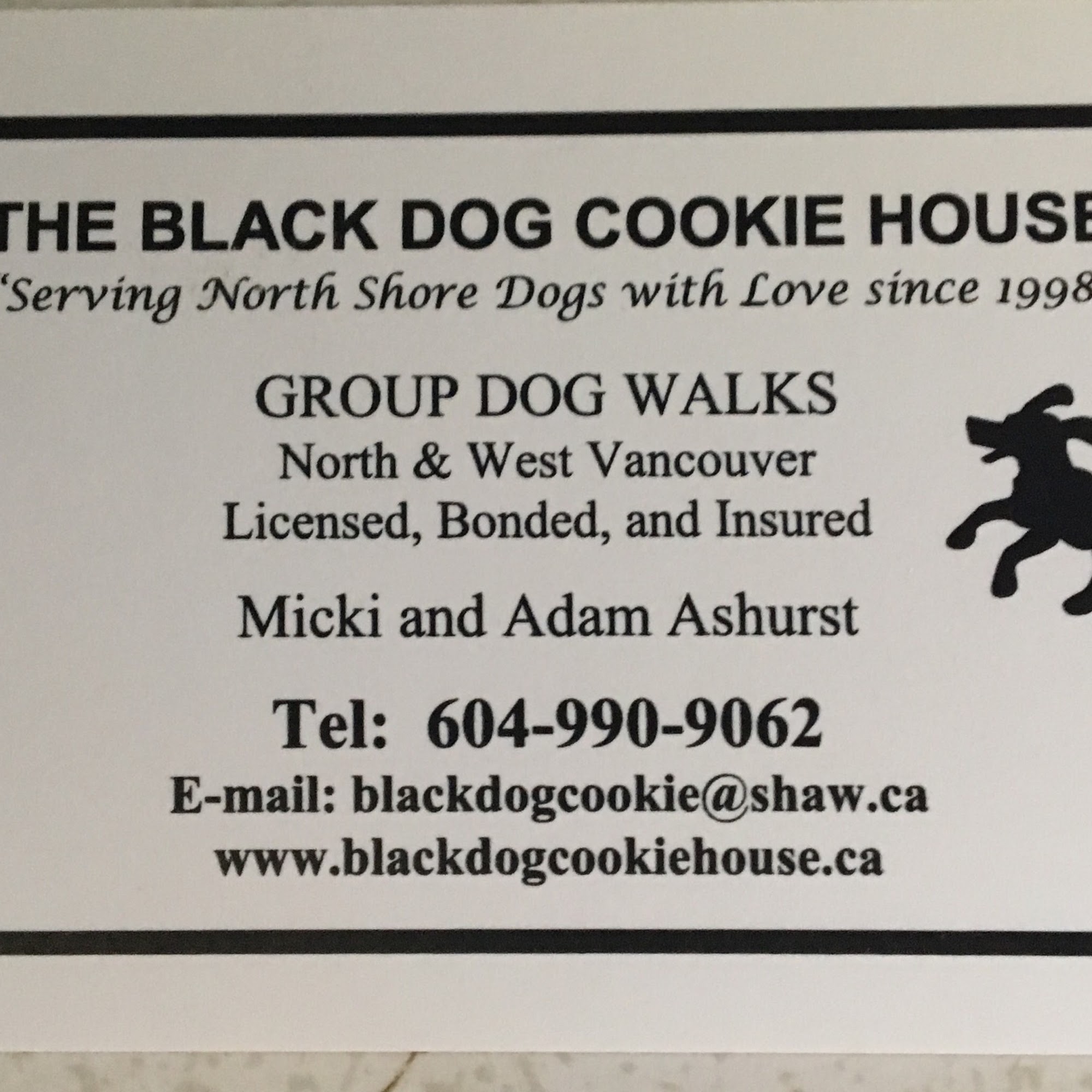 The Black Dog Cookie House & Dogwalks North Vancouver