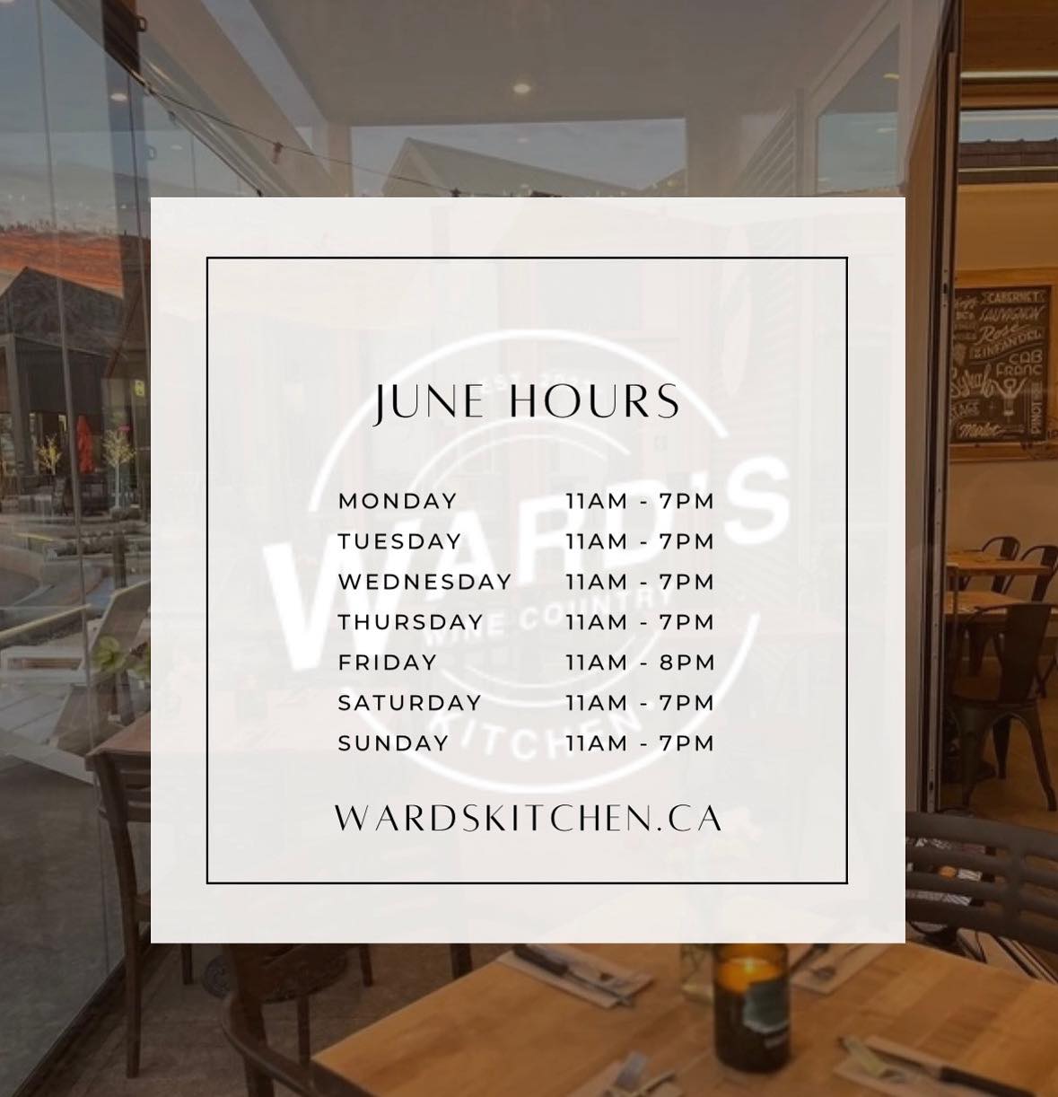 Ward's Wine Country Kitchen Oliver