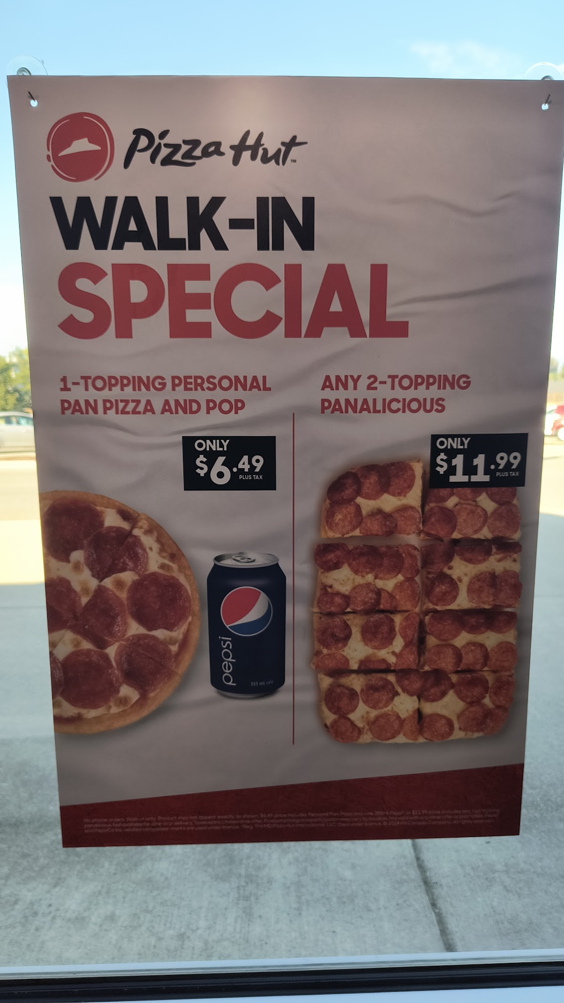 Pizza Hut Menu