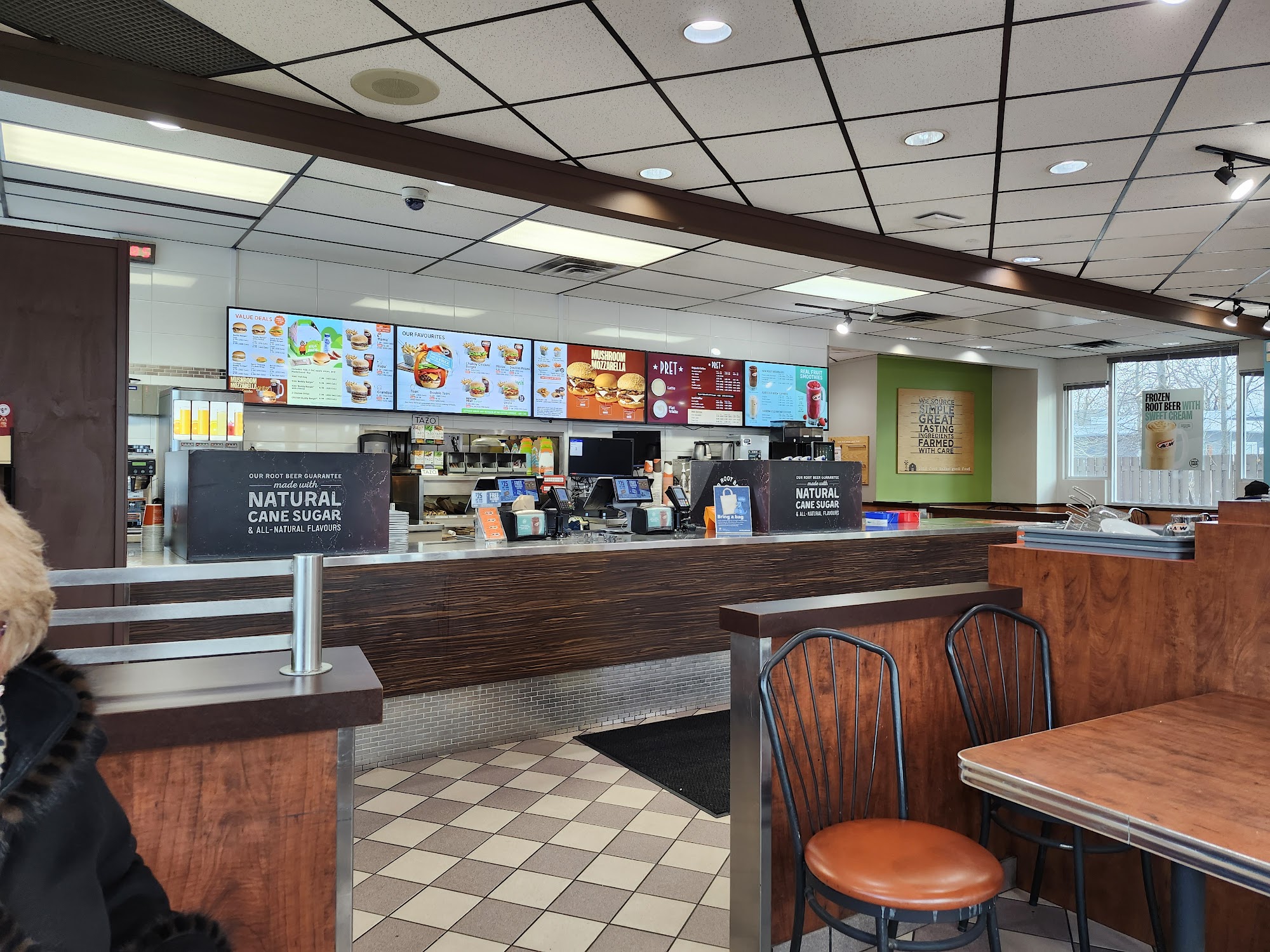 A&W Canada Menu