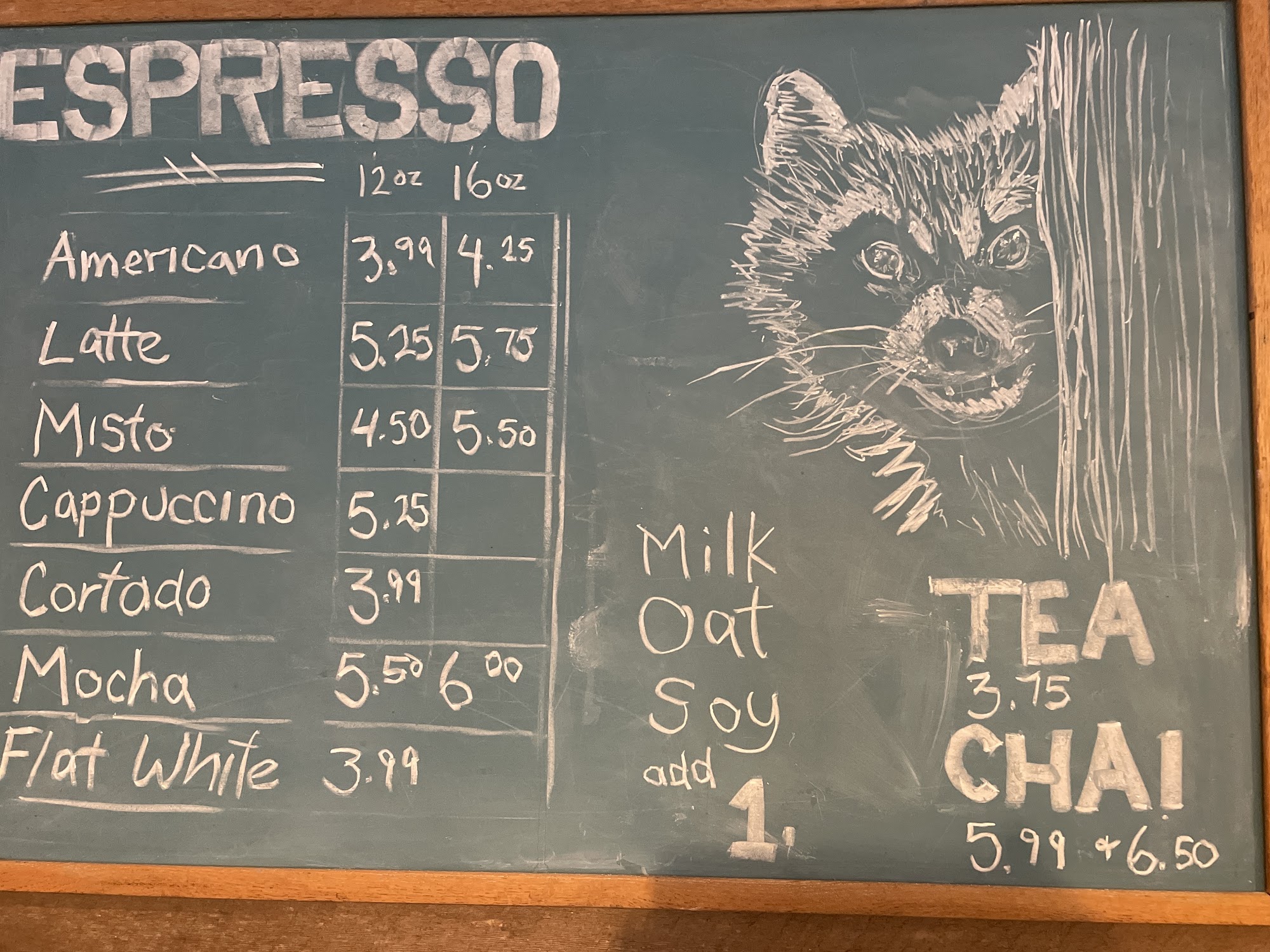 Weinberg's Good Food Menu