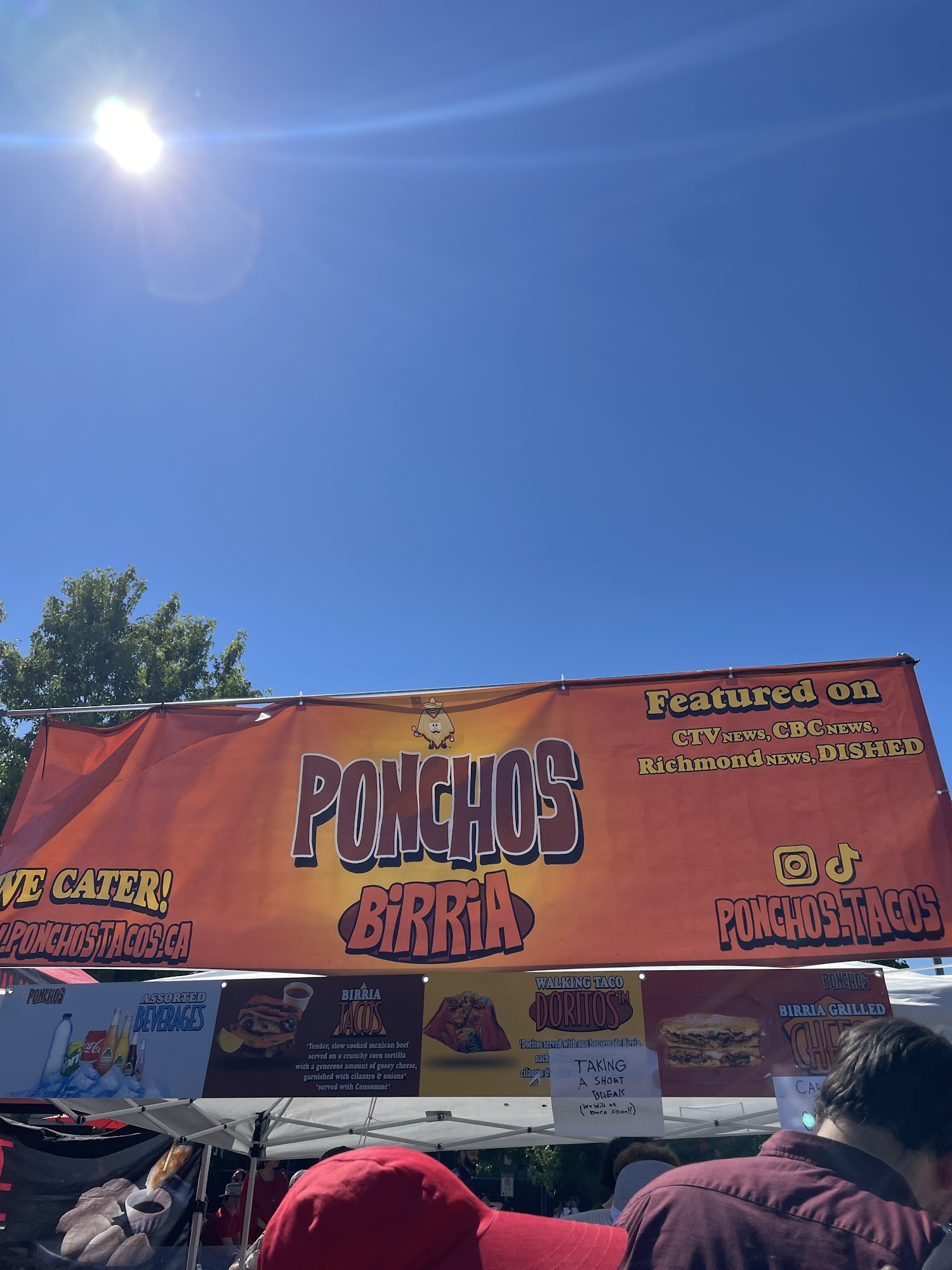 ponchos tacos Menu