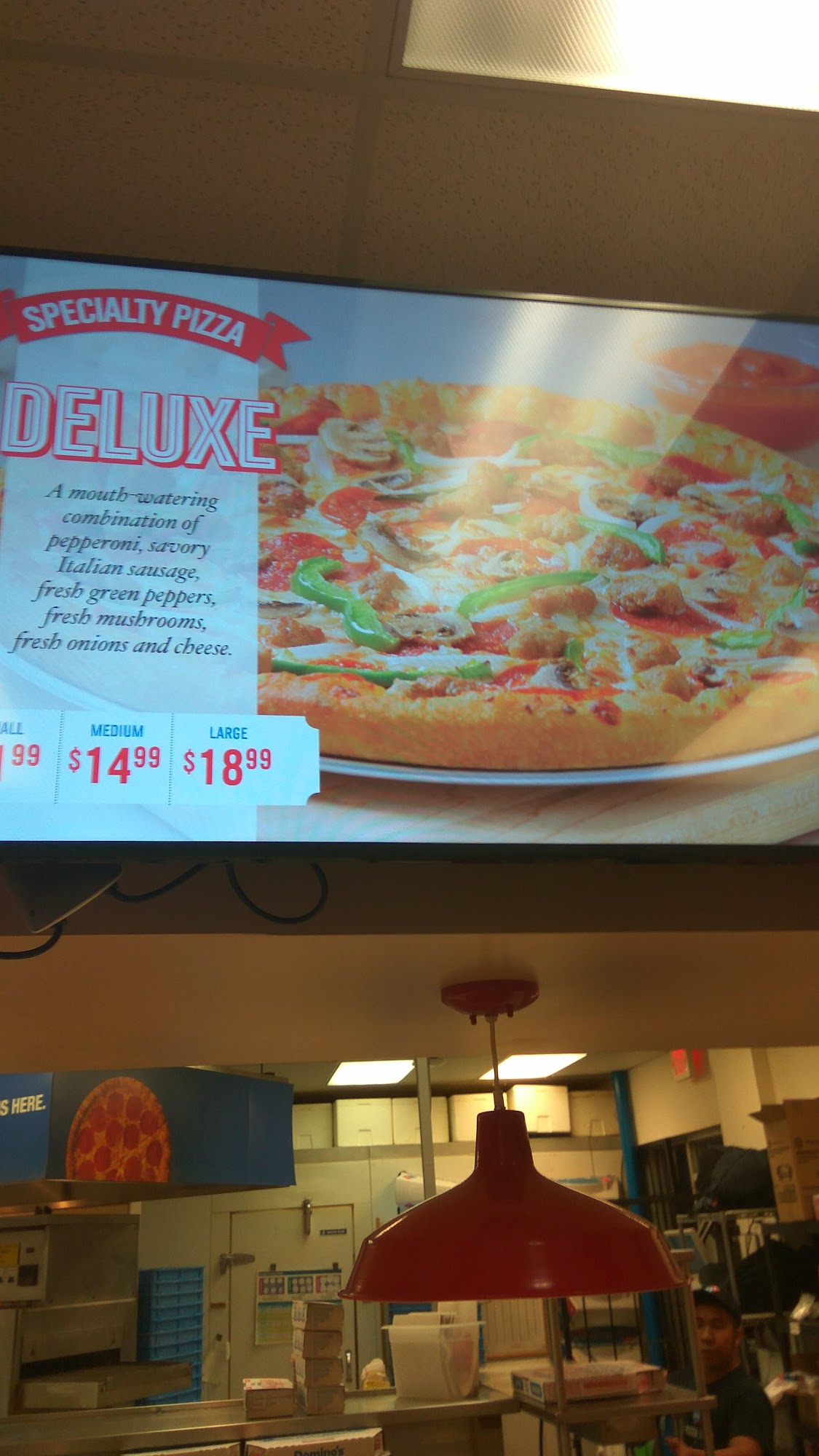 Domino's Pizza Menu
