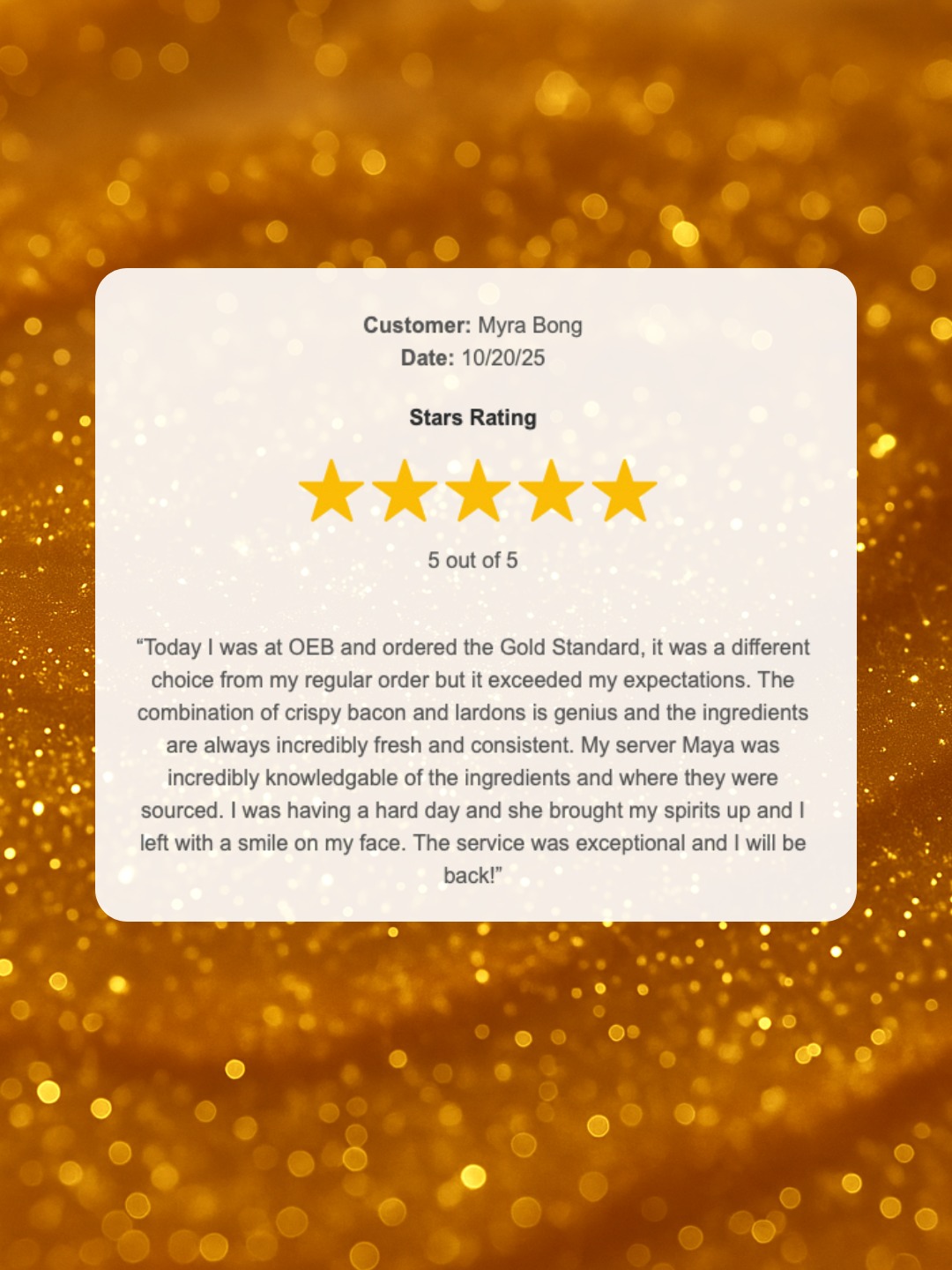 OEB Breakfast Co. Surrey