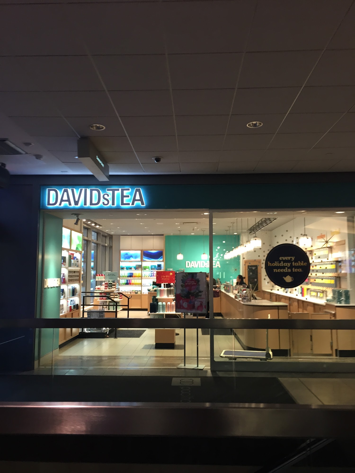 DAVIDsTEA - Pacific Centre Menu