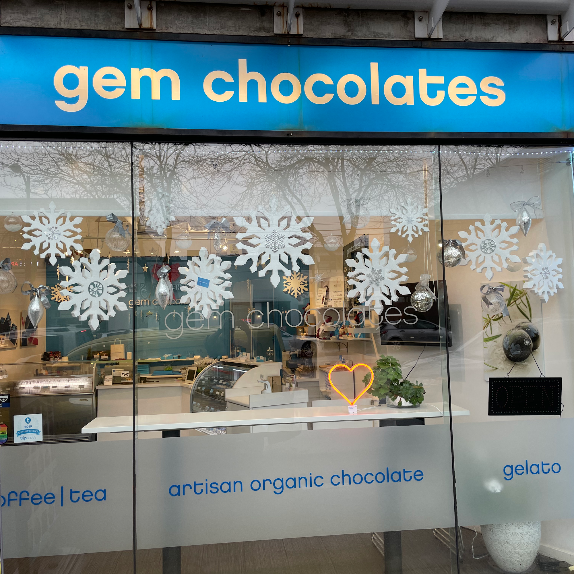 Gem Chocolates Menu