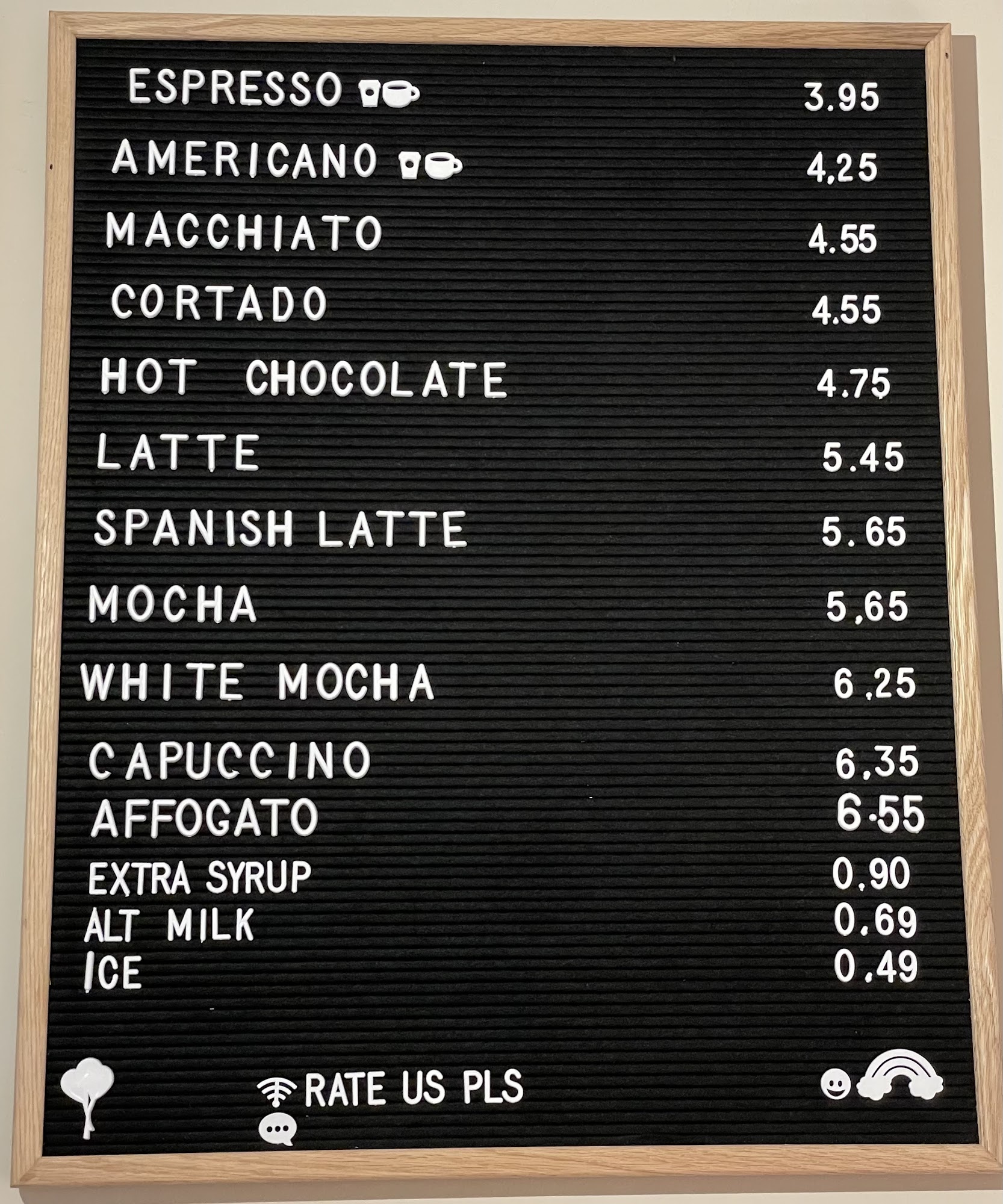 RAVIS CAFE & RESTAURANT Menu