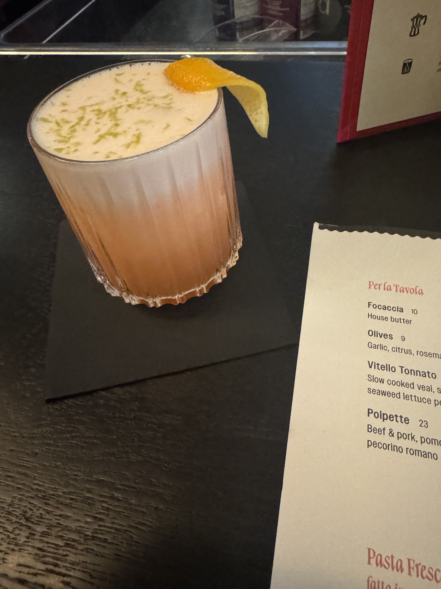 Locanda dell’Orso Menu