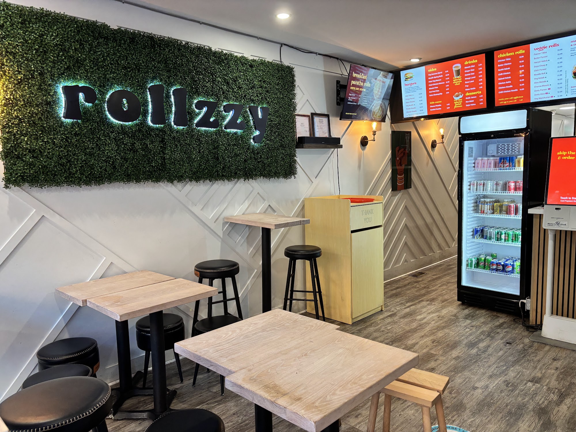 Rollzzy (Commercial Drive) Menu