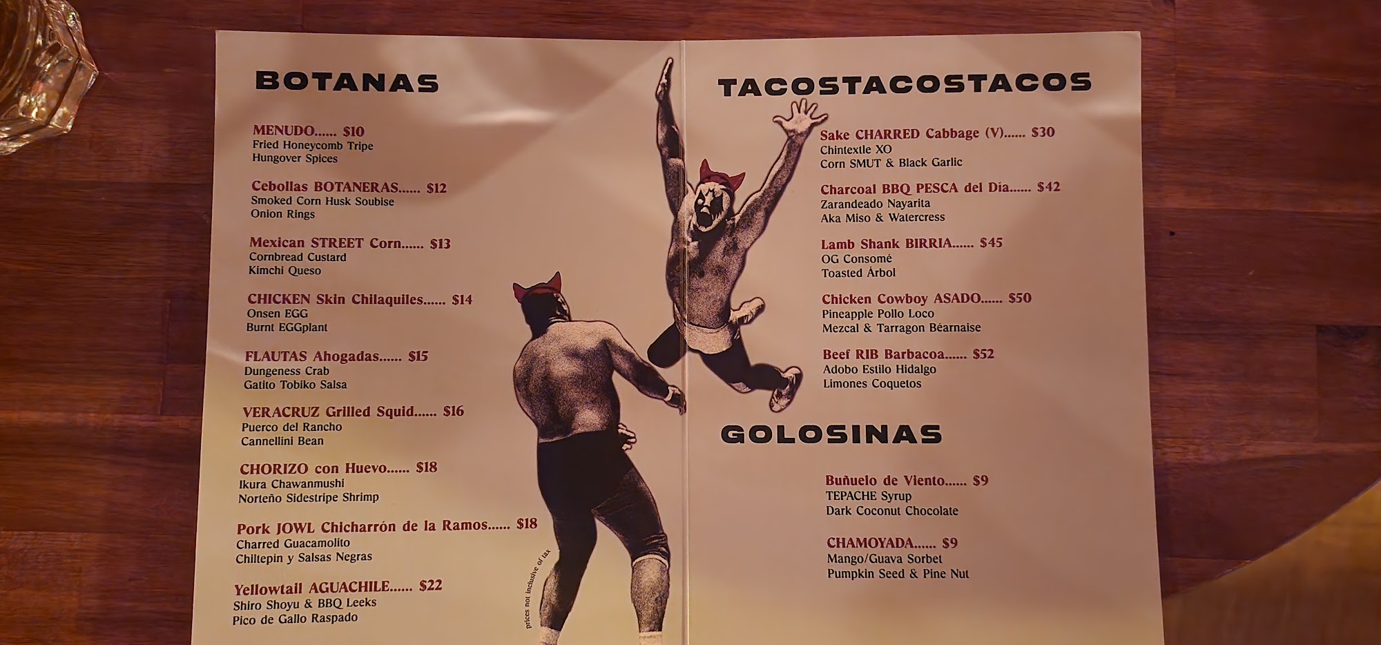 El Gato Gab Gab Menu