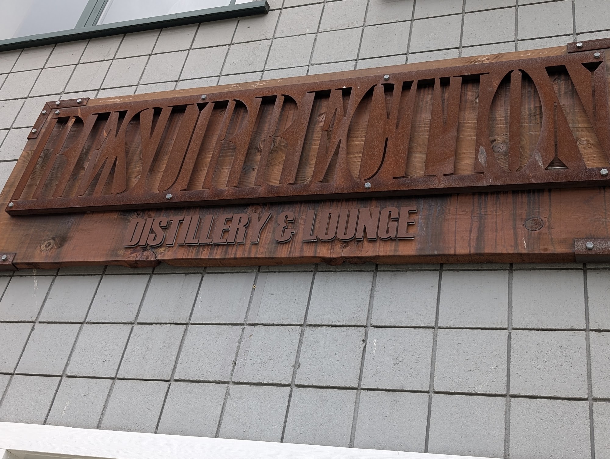 Resurrection Spirits Menu