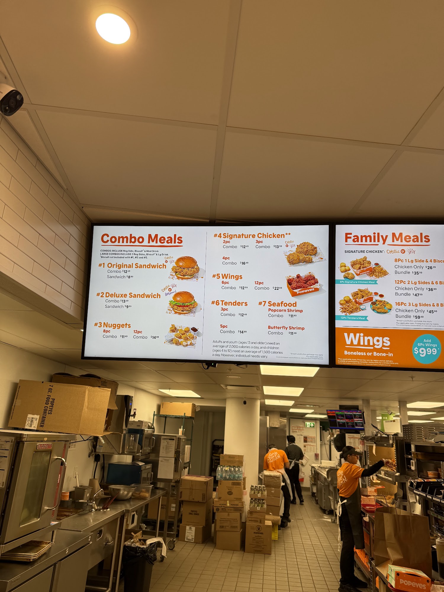Popeyes Louisiana Kitchen Menu