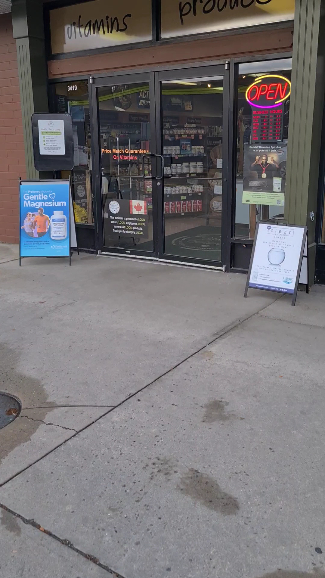 Simply Delicious Natural and Gourmet Market Menu