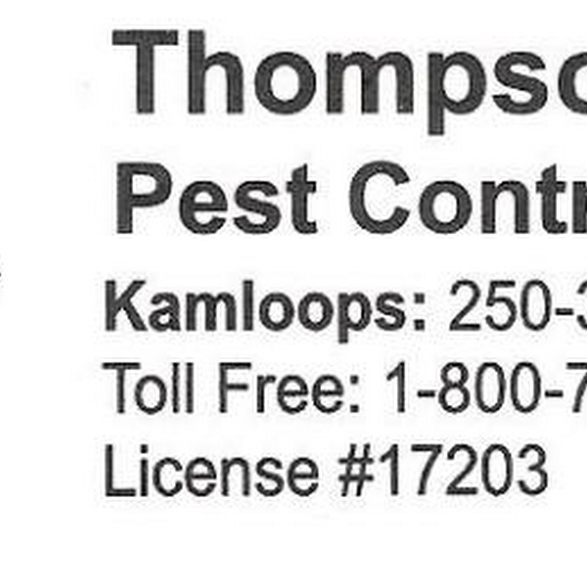 Thompson Interior Pest Control