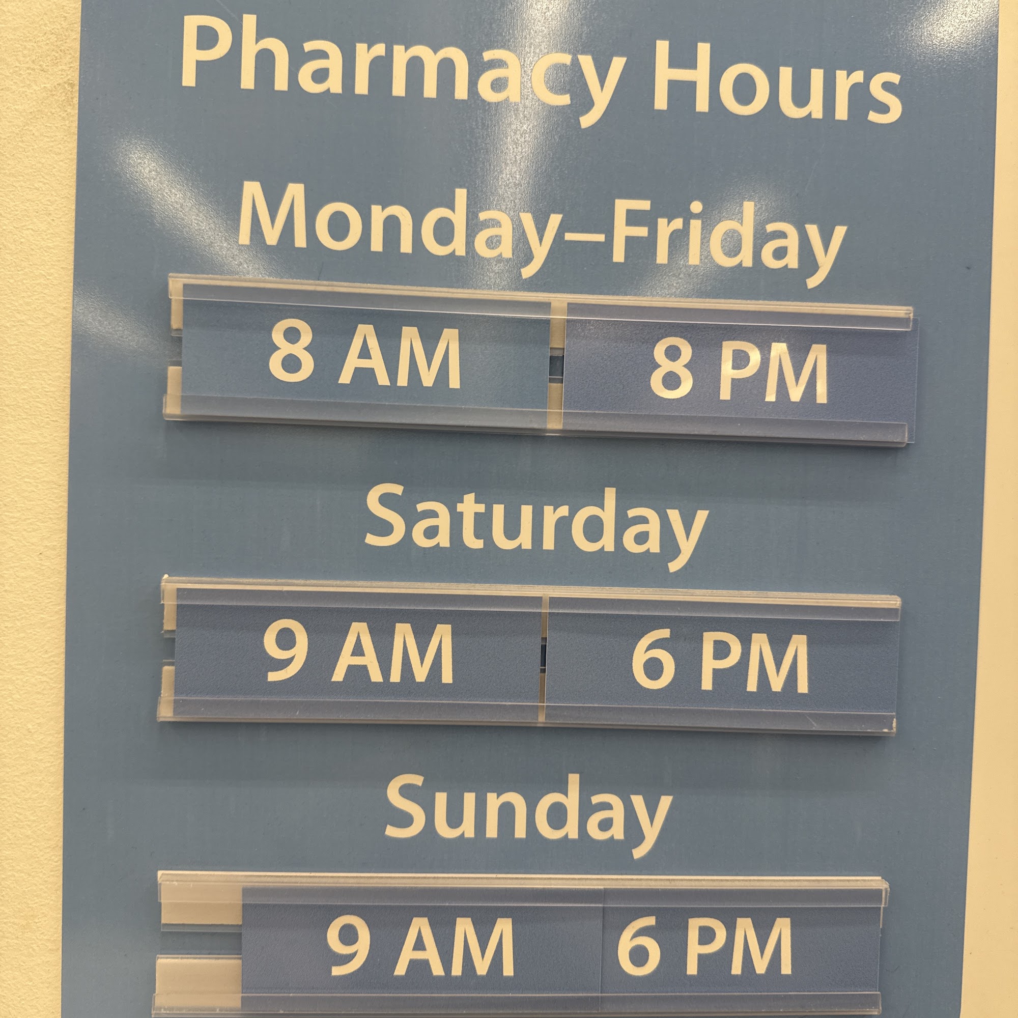 Walmart Pharmacy Westbank