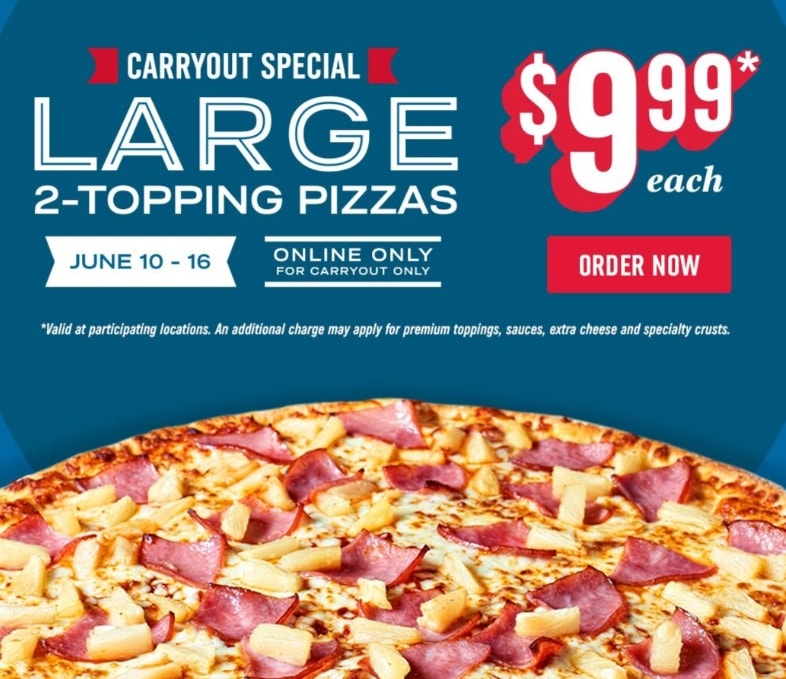 Domino's Pizza Menu