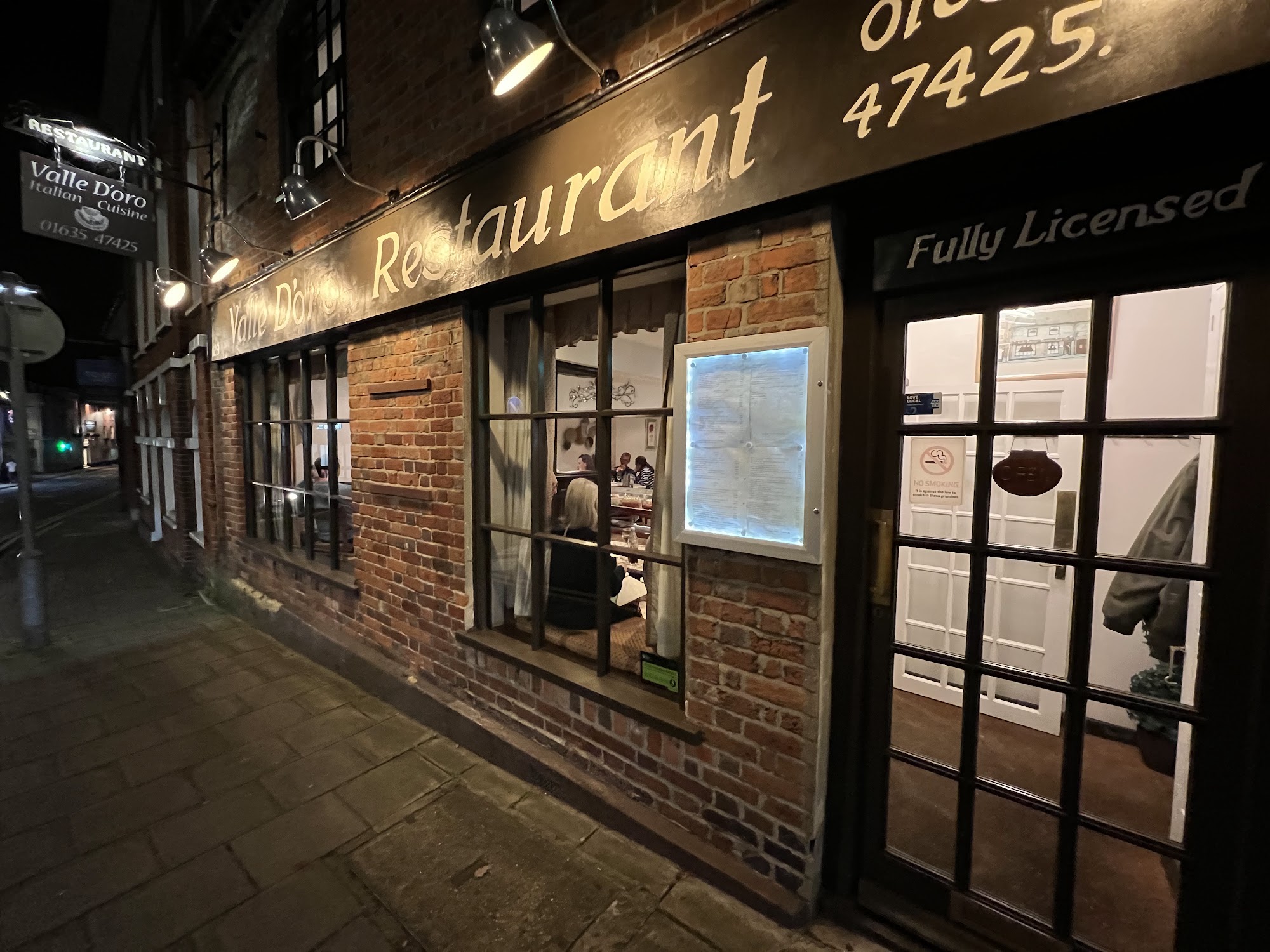 Valle D'oro Restaurant 29 Oxford St, Newbury