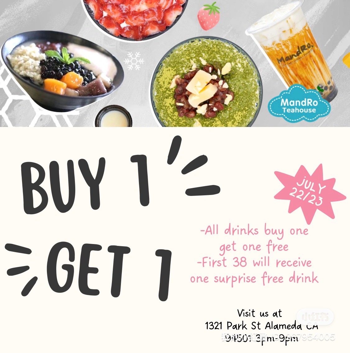 MandRo Teahouse Menu