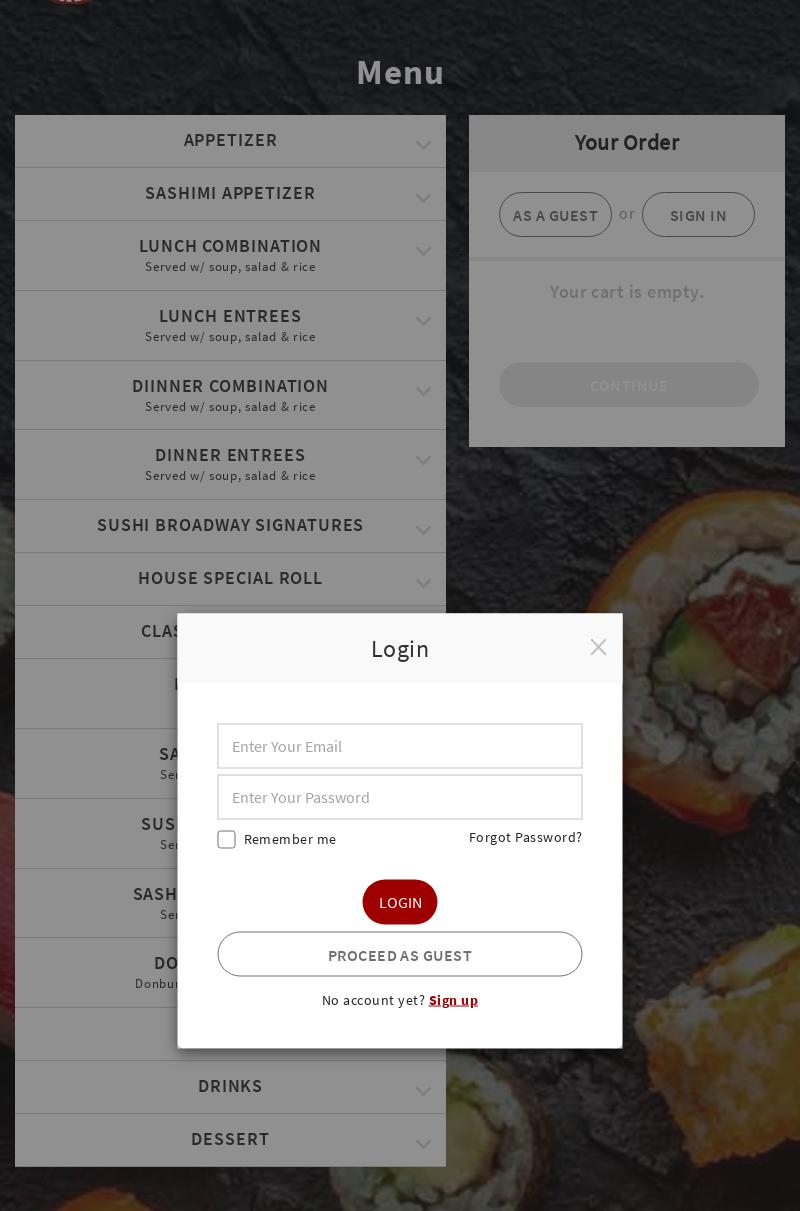 Sushi Broadway 2549 Santa Clara Ave, Alameda