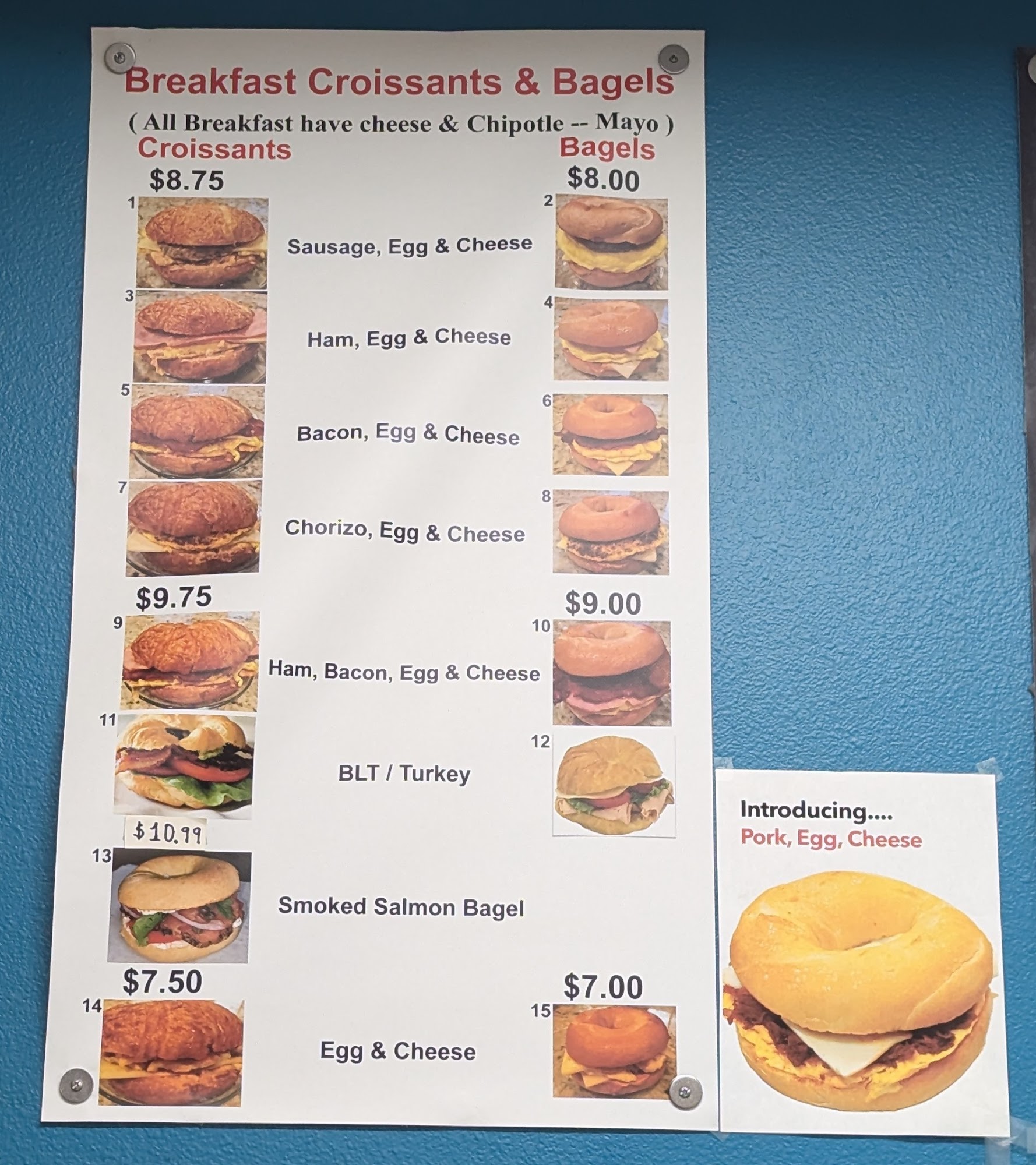 Grumpy's Donuts & Bagels Menu