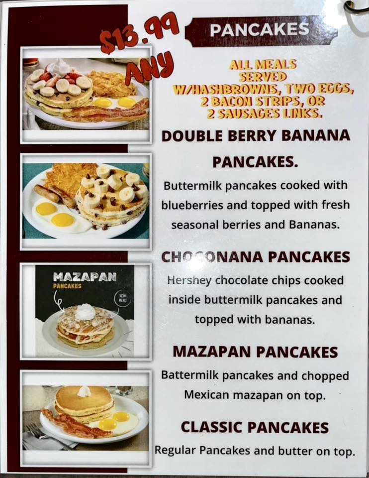 Los Reyes Restaurant Menu