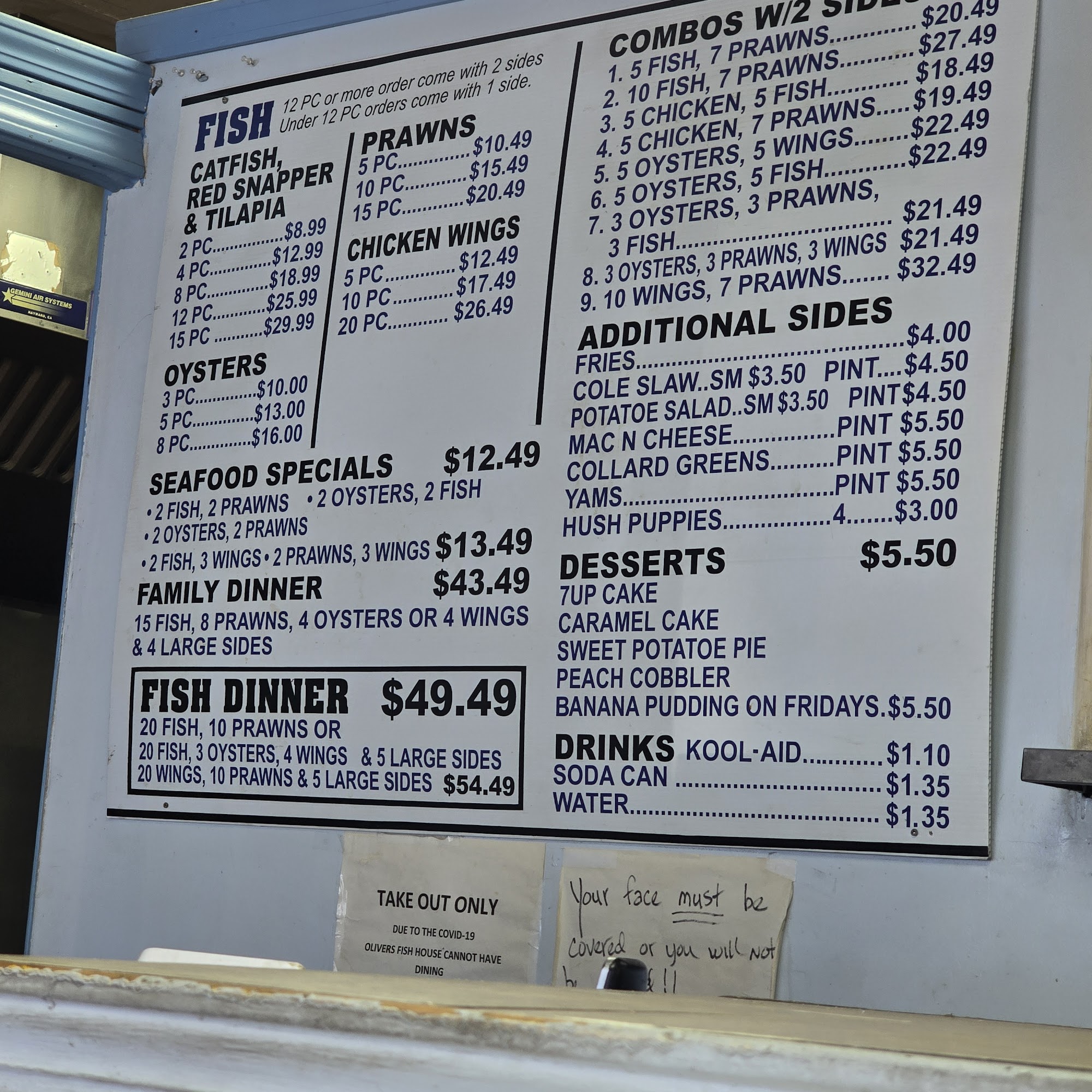 Oliver Fish House Antioch