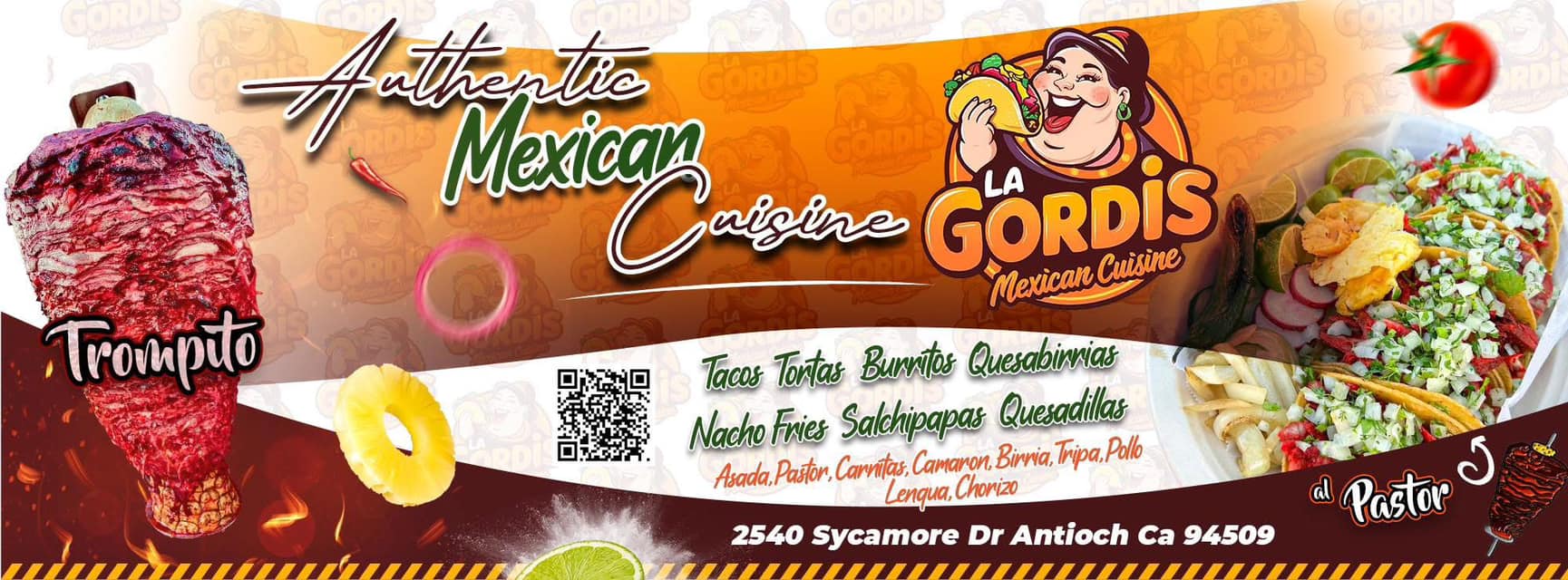 LA GORDIS MEXICAN FOOD Menu