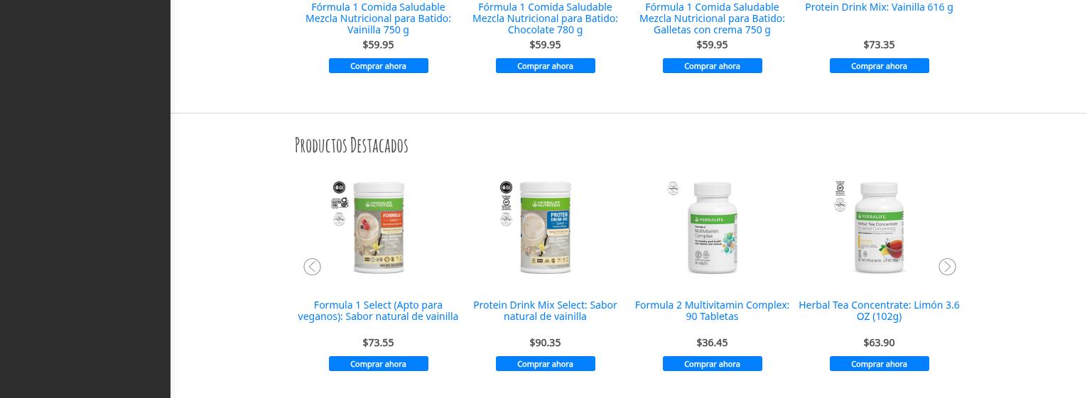 Health & Fitness/ Salud Y Bienestar Menu