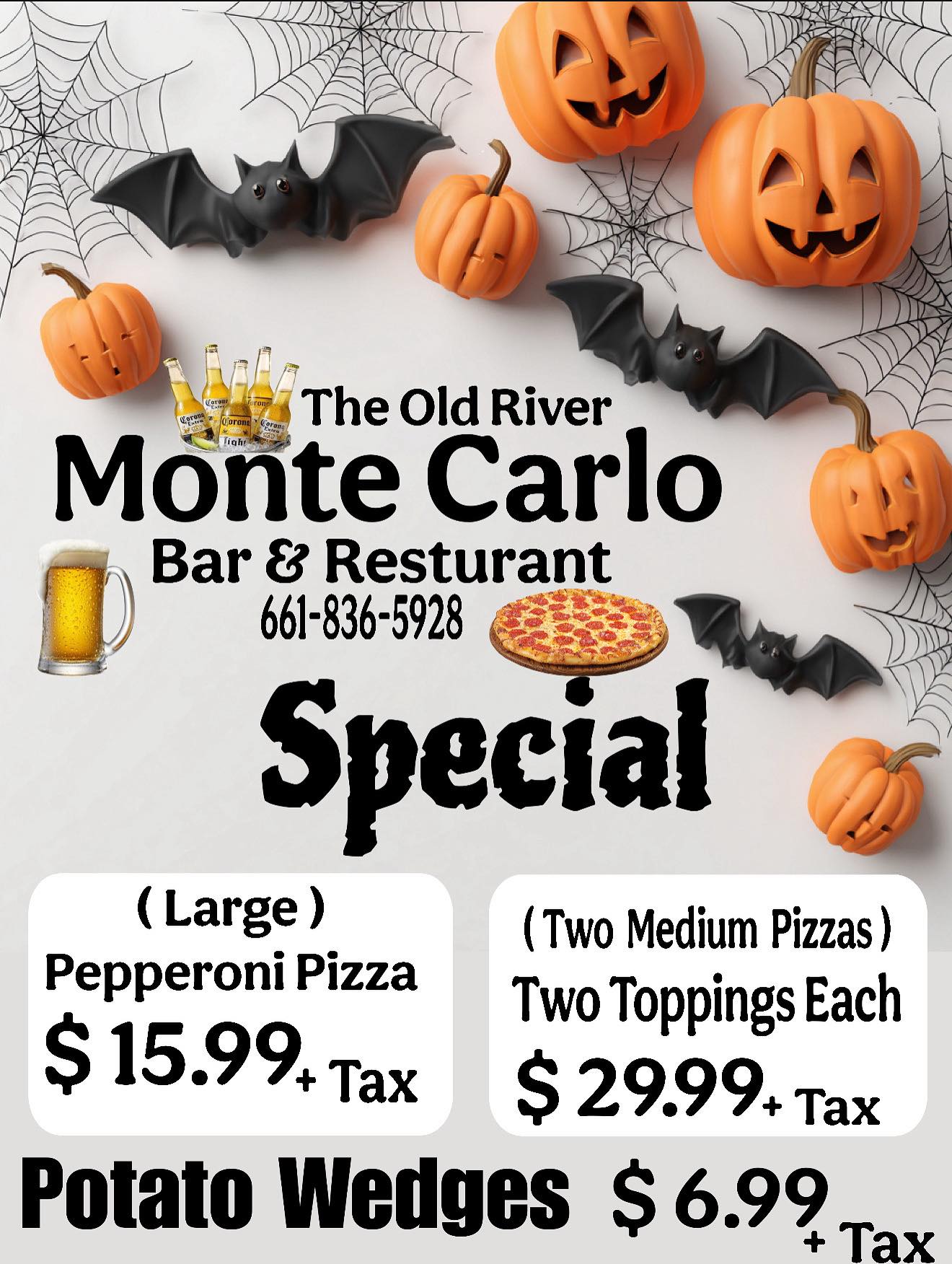 Old River Pool Care Menu