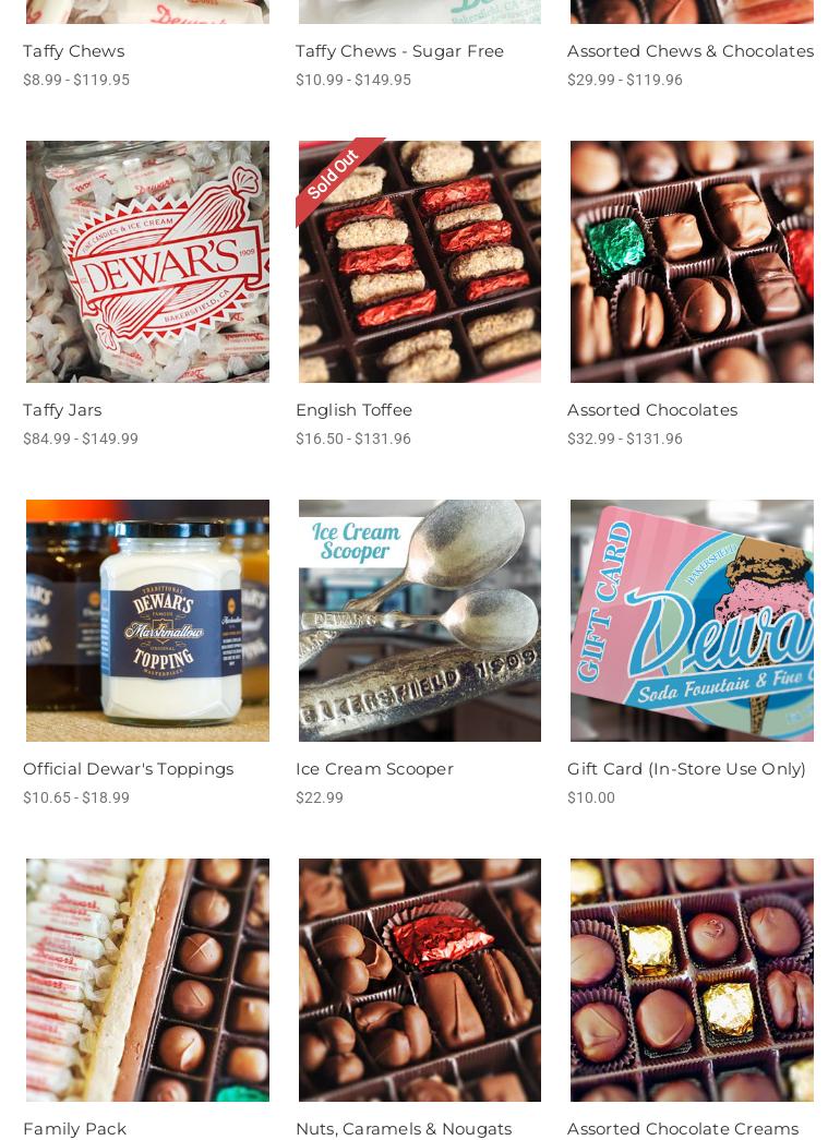 Dewar’s Express at the Ranch Menu