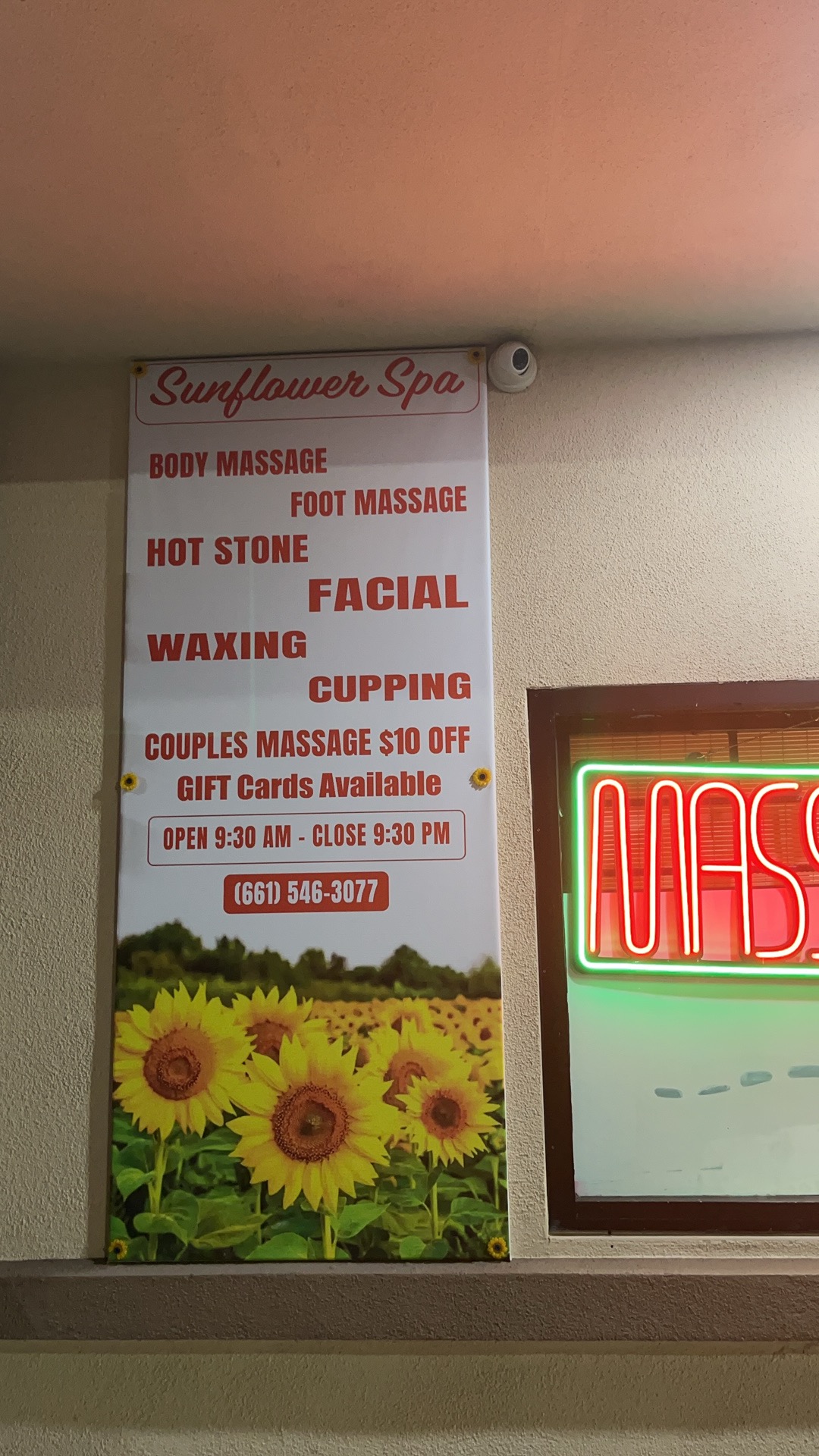 Sunflower Spa Massage