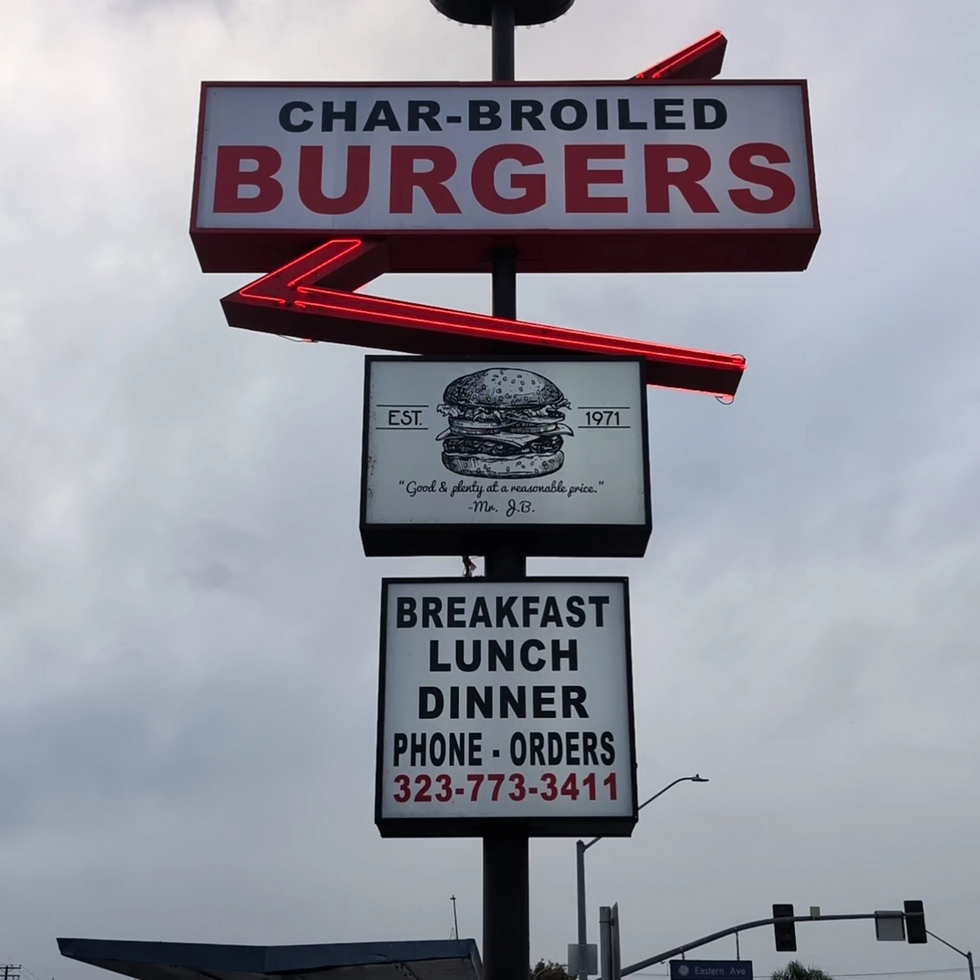 J B Burgers. Bell Gardens
