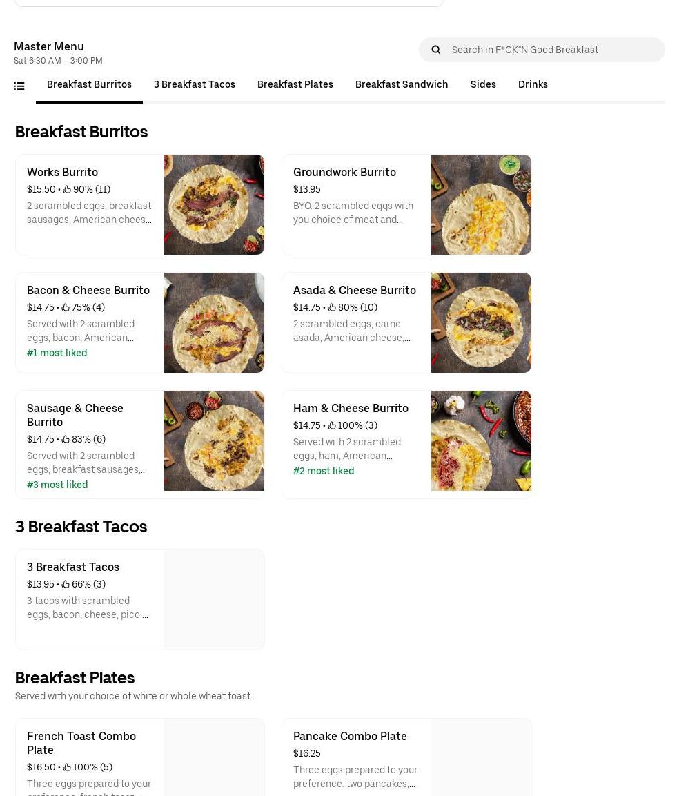 A QUE PINCHES TACOS Menu