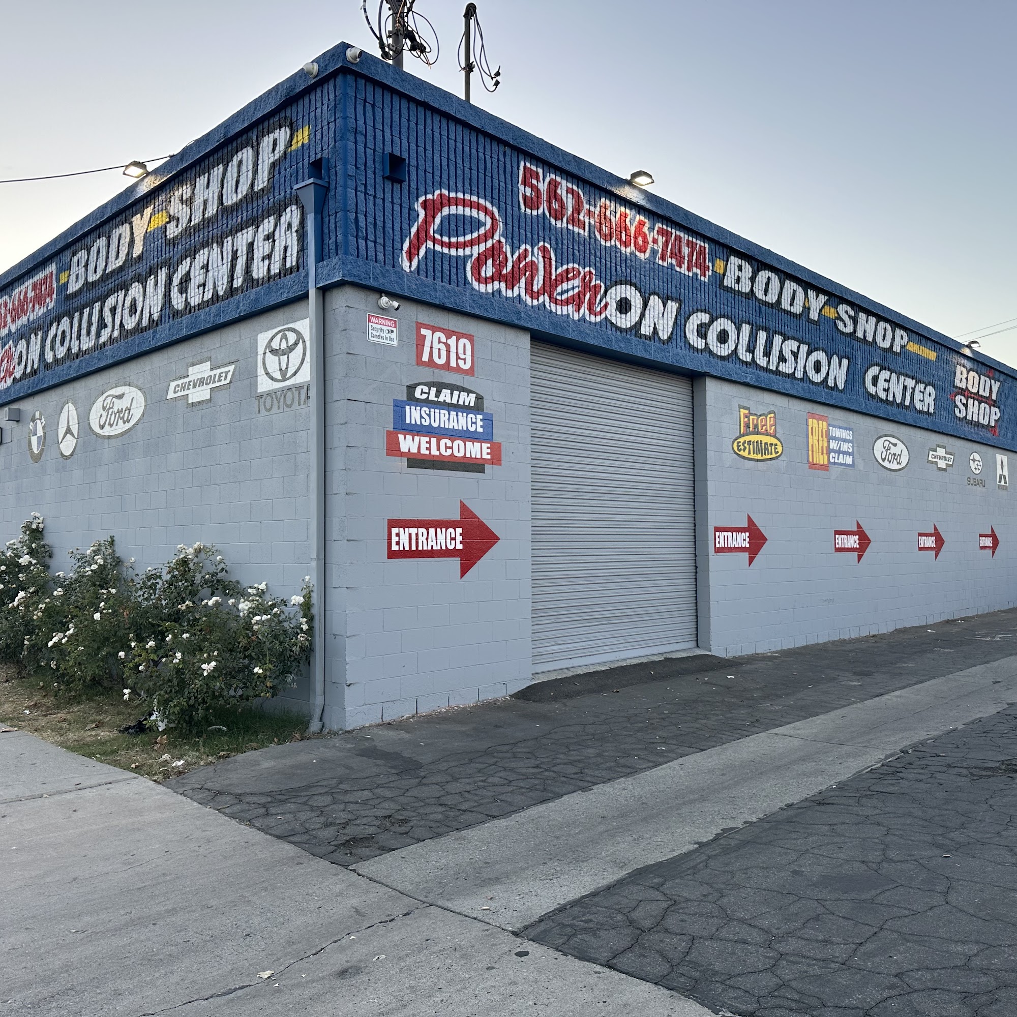 Power on collision center