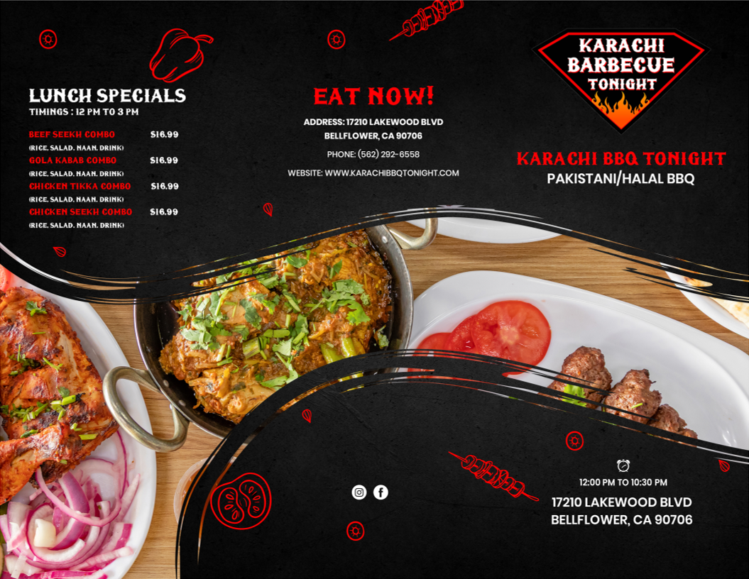 KARACHI BBQ TONIGHT Menu