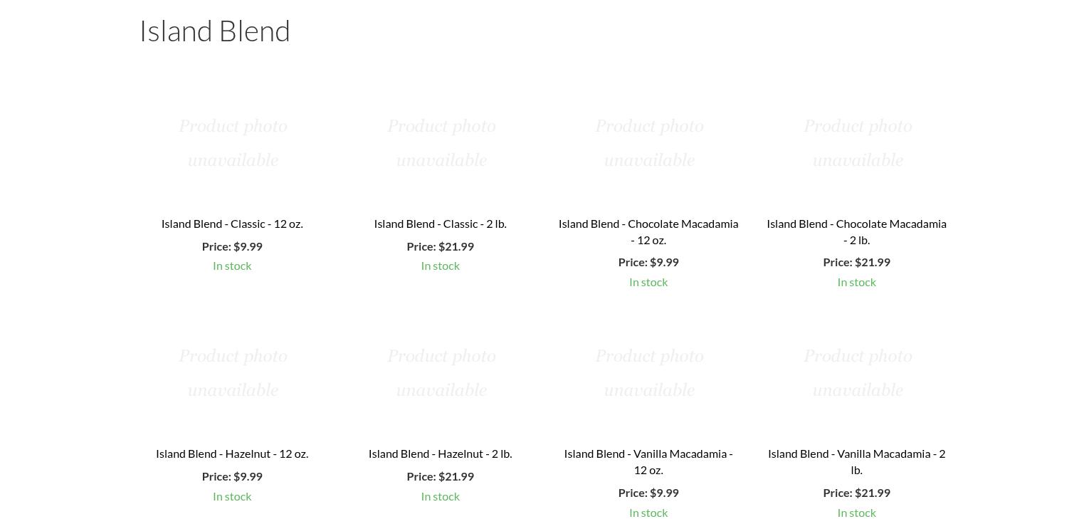 Bay Area Coffee Inc Menu