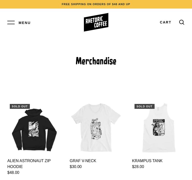 Rhetoric Coffee Menu