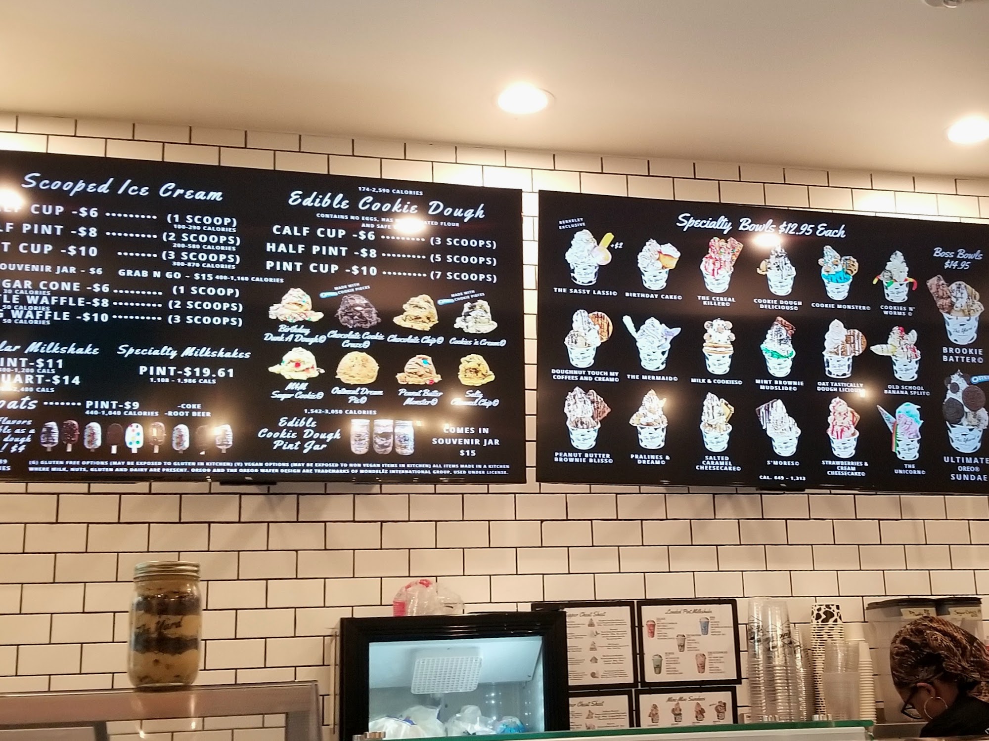 The Yard Milkshake Bar Menu