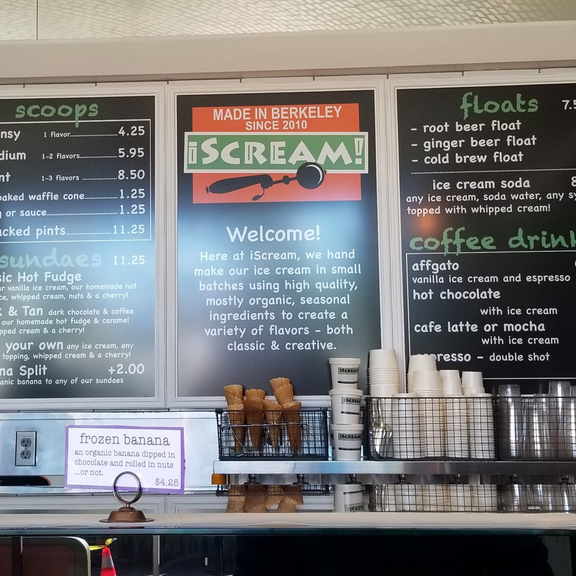 iScream Menu