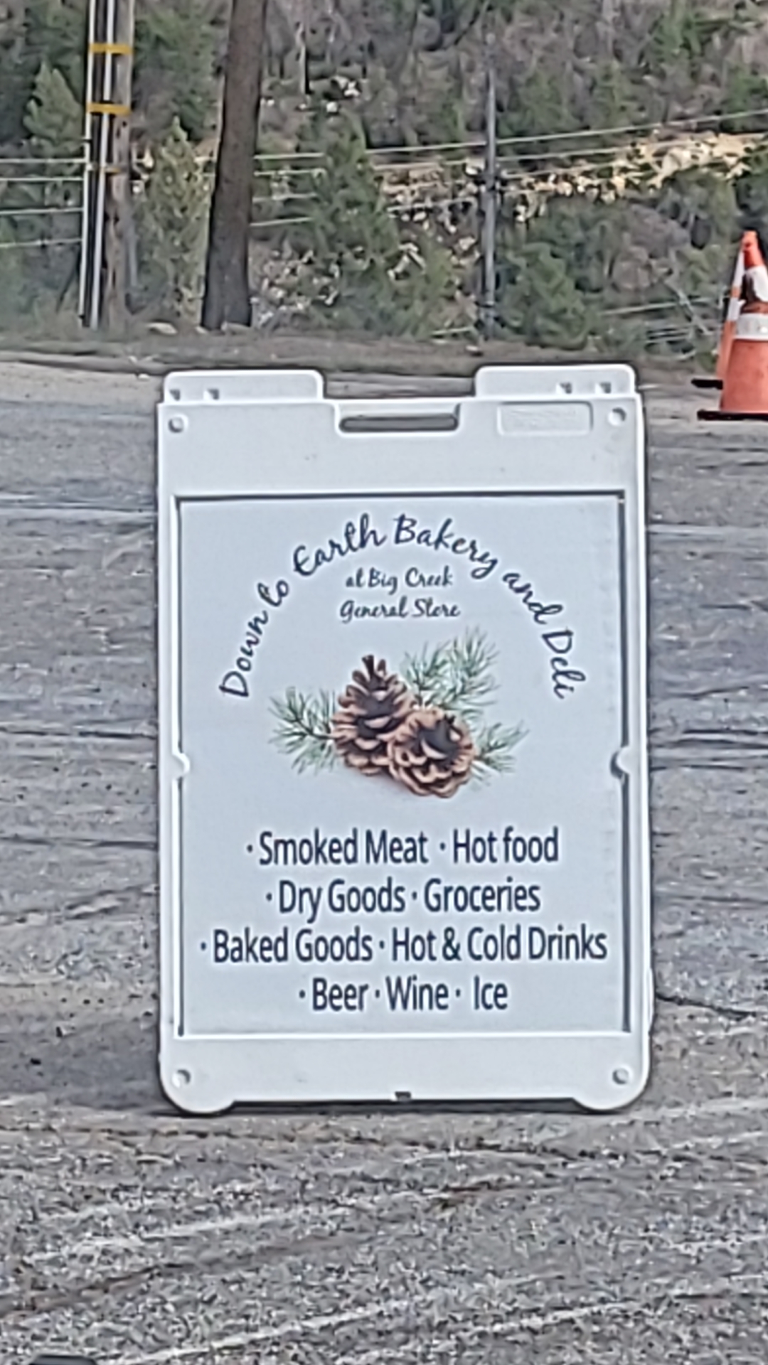 Down to Earth Bakery and Deli Menu