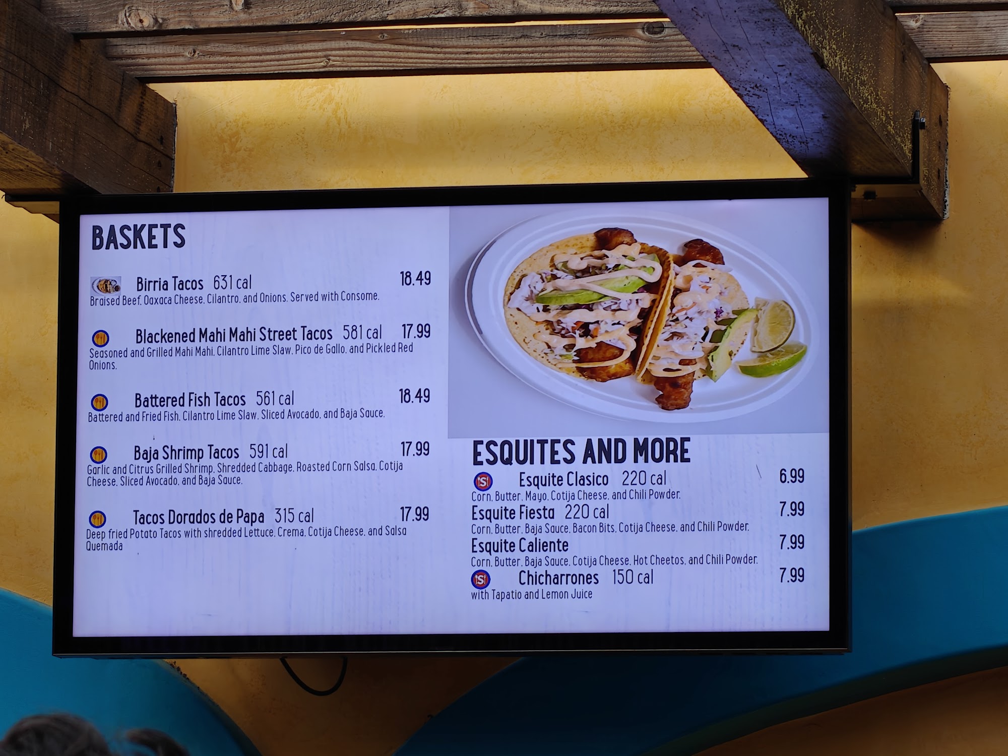 Baja Taqueria Menu