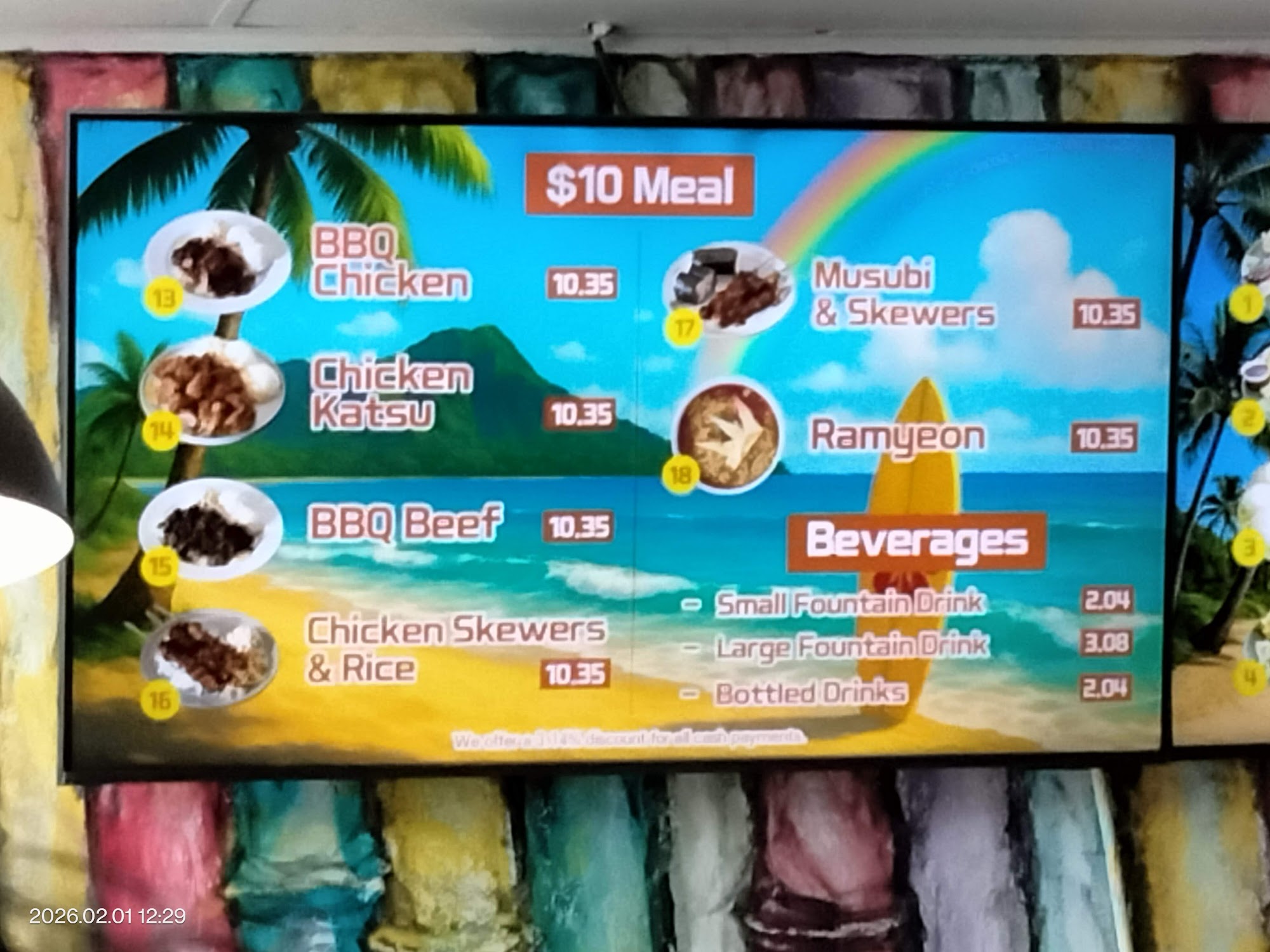 Aloha Hawaiian BBQ Menu