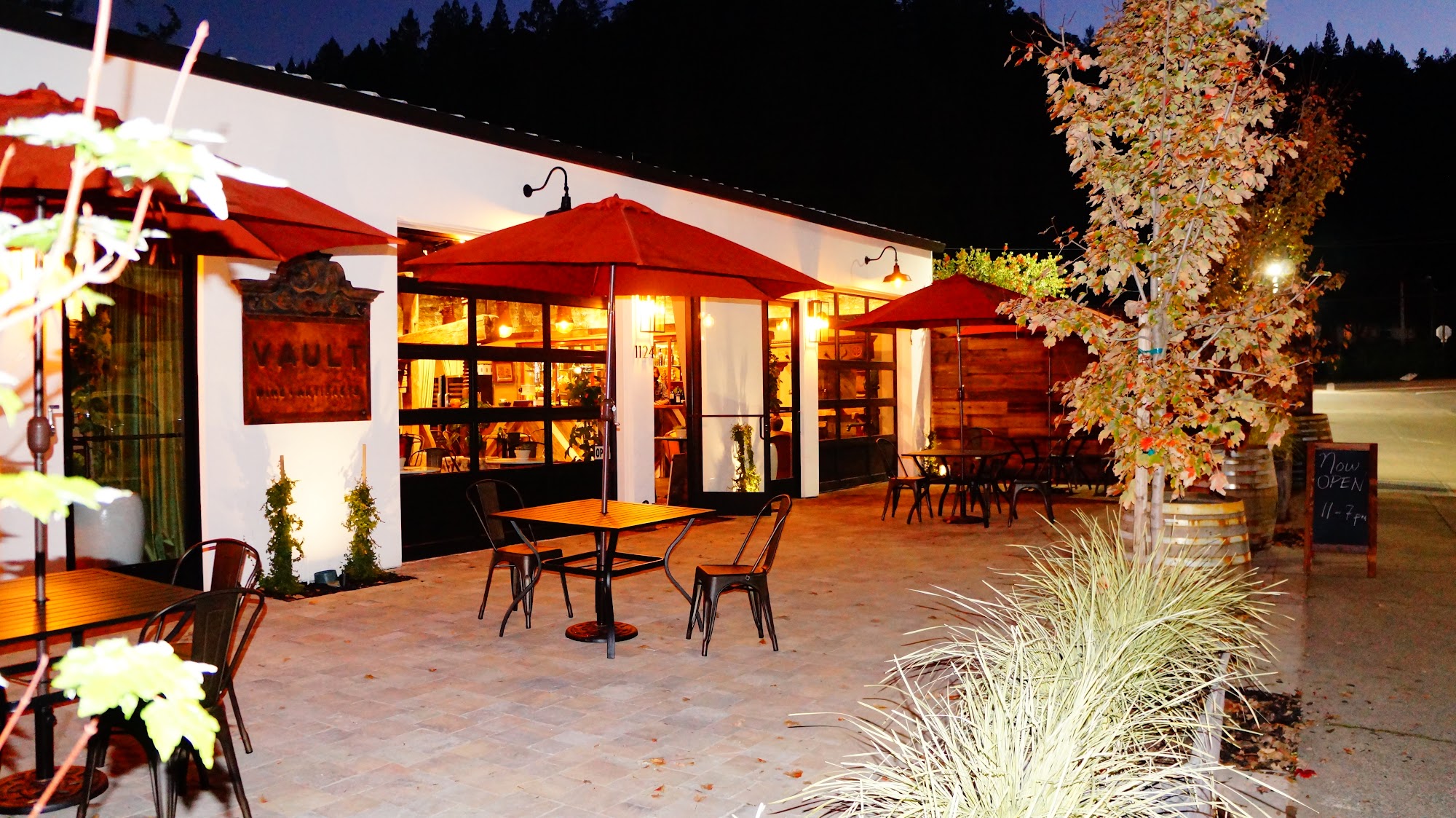 Vault Wine + Artifacts Menu