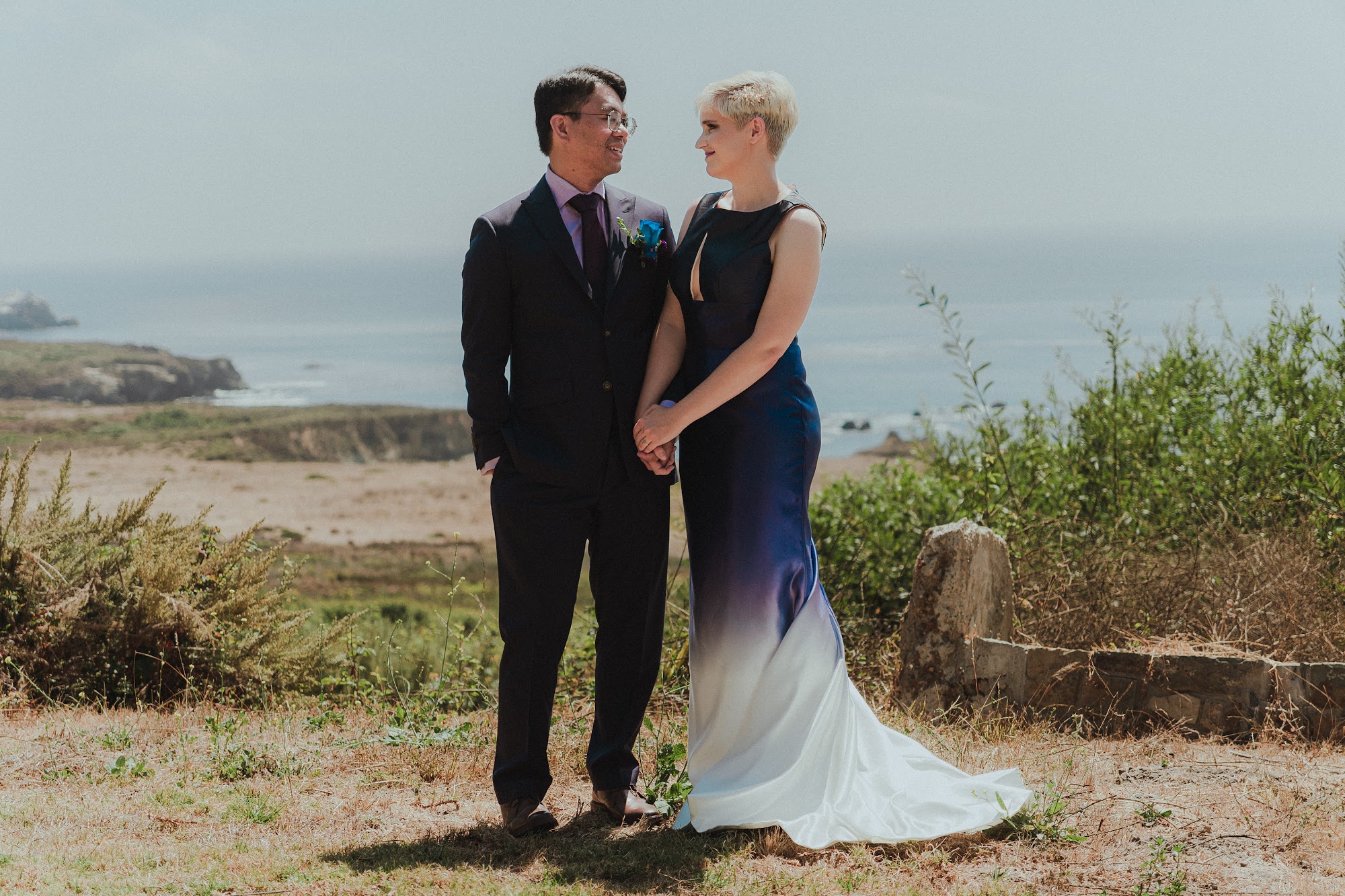 A Little Love Bridal by the sea Cambria