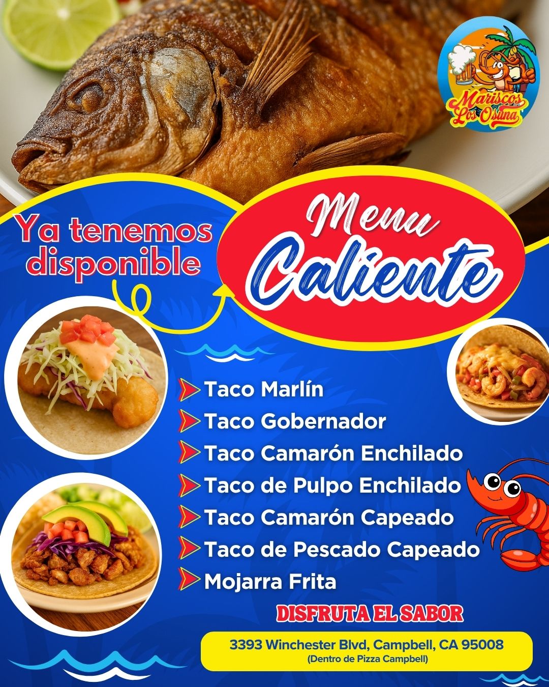 Mariscos Los Osuna Menu
