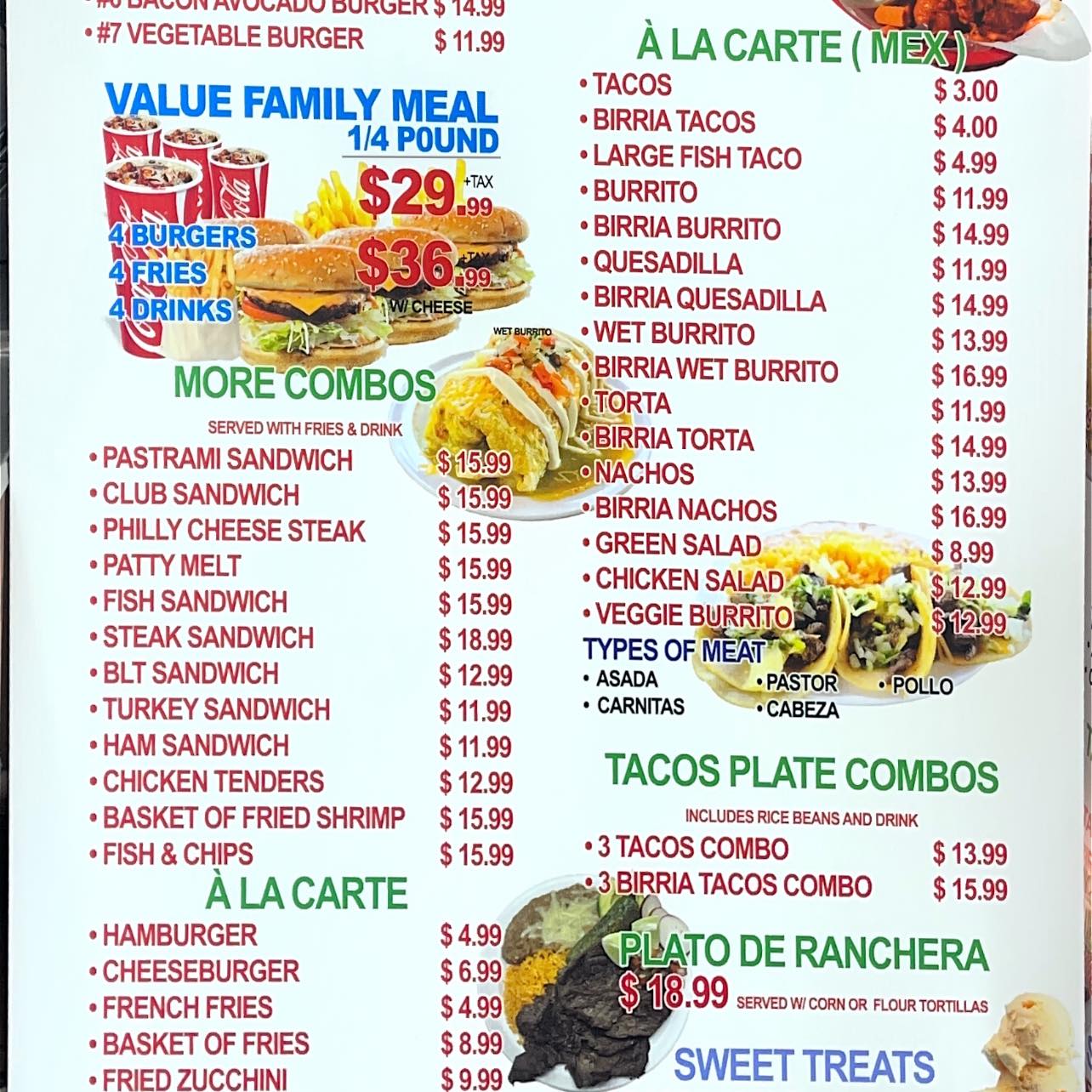 Hot Chile Grill Menu